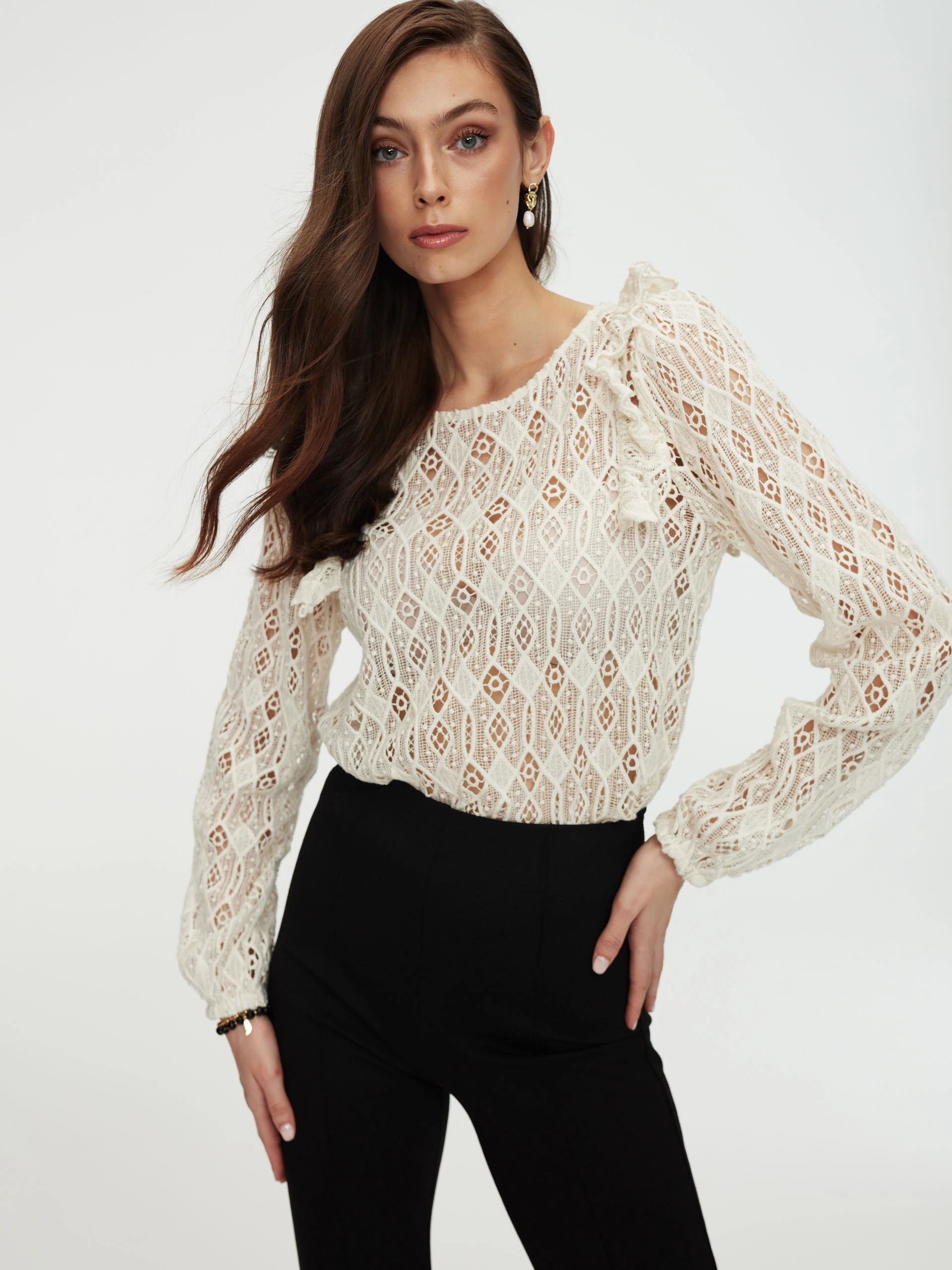 Laced blouse