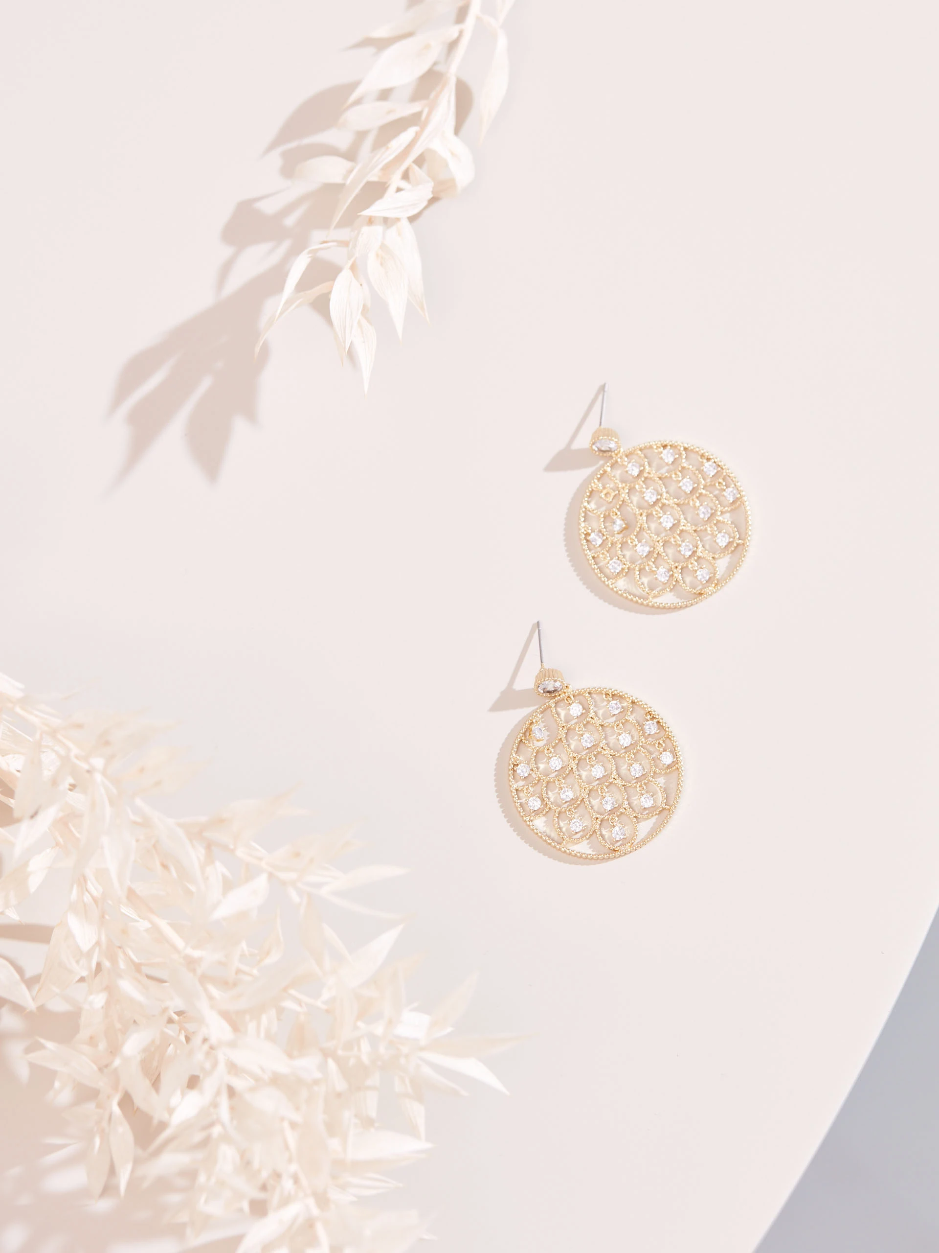 LARGE ROUND EARRINGS