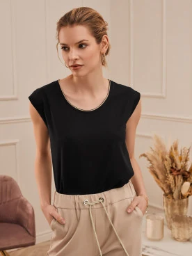 BLACK CLASSIC BLOUSE