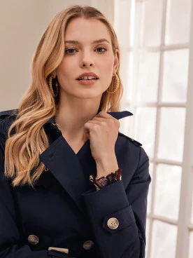 NAVY BLUE CLASSIC TRENCH