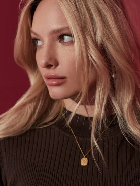 BROWN FITTED SWEATER