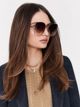 Sunglasses with geometric shape