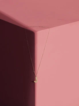 DELICATE CHAIN WITH THE LETTER