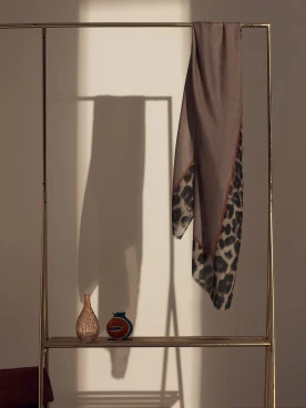 BROWN CAMOUFLAGE SCARF