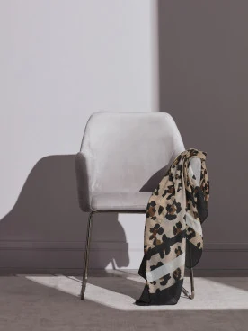 BEIGE CAMOUFLAGE SCARF