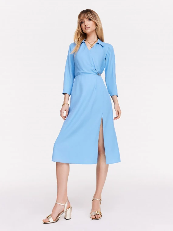Lyocell blue dress