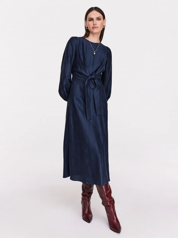 Navy blue modal dress