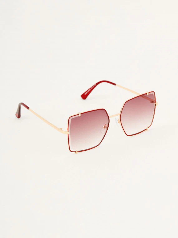 Red-gold sunglasses