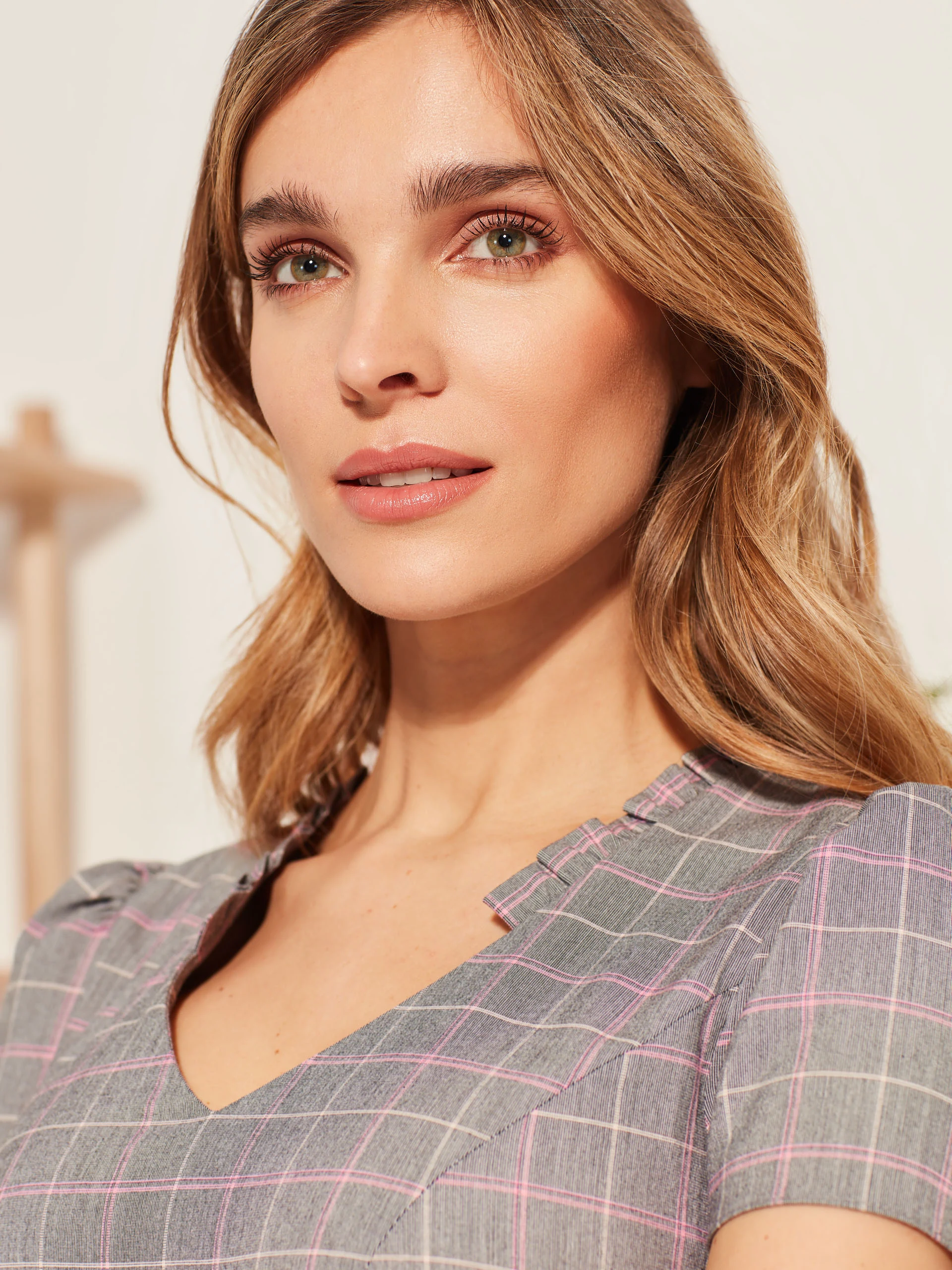 CHECKERED PENCIL DRESS