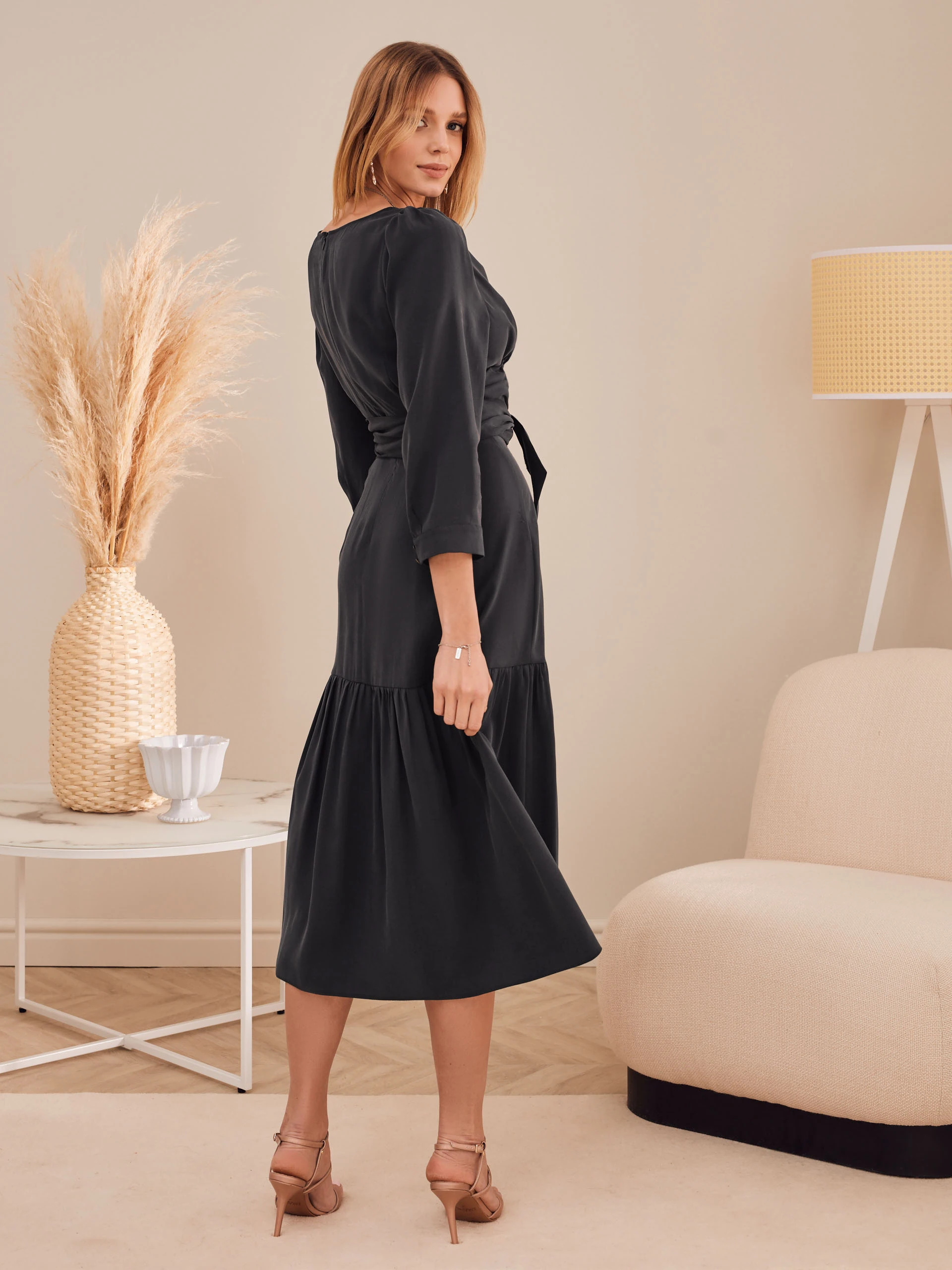 WAIST TIE DRESS