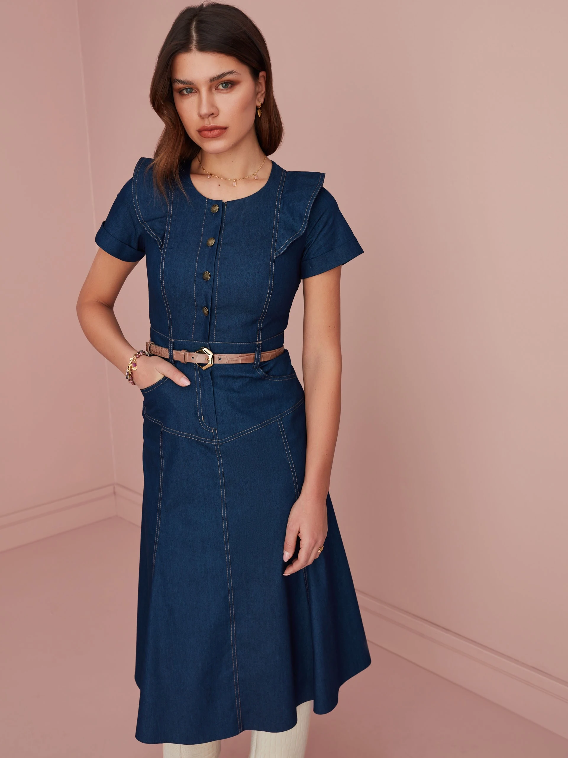 DENIM DRESS
