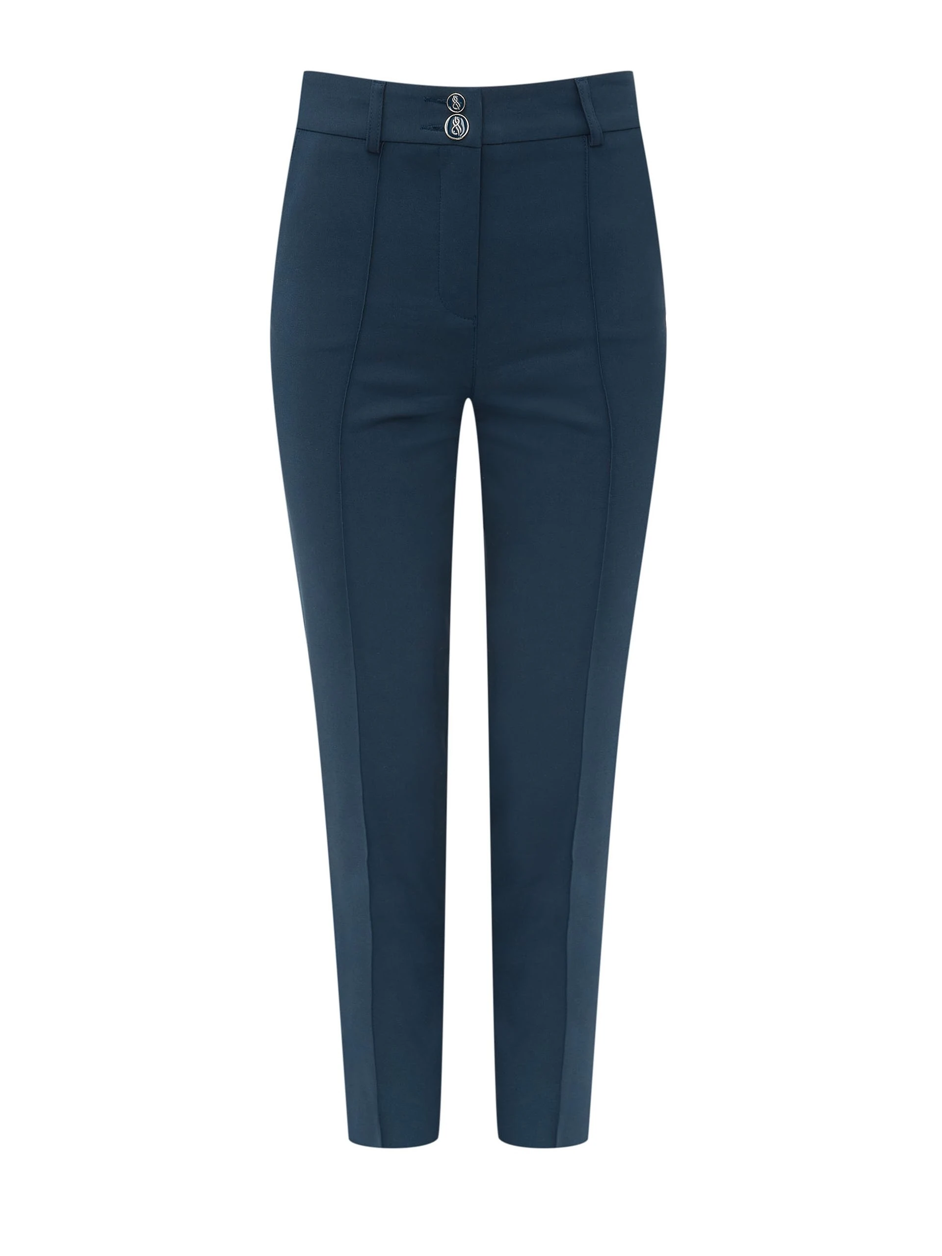 NAVY CREASED PANTS