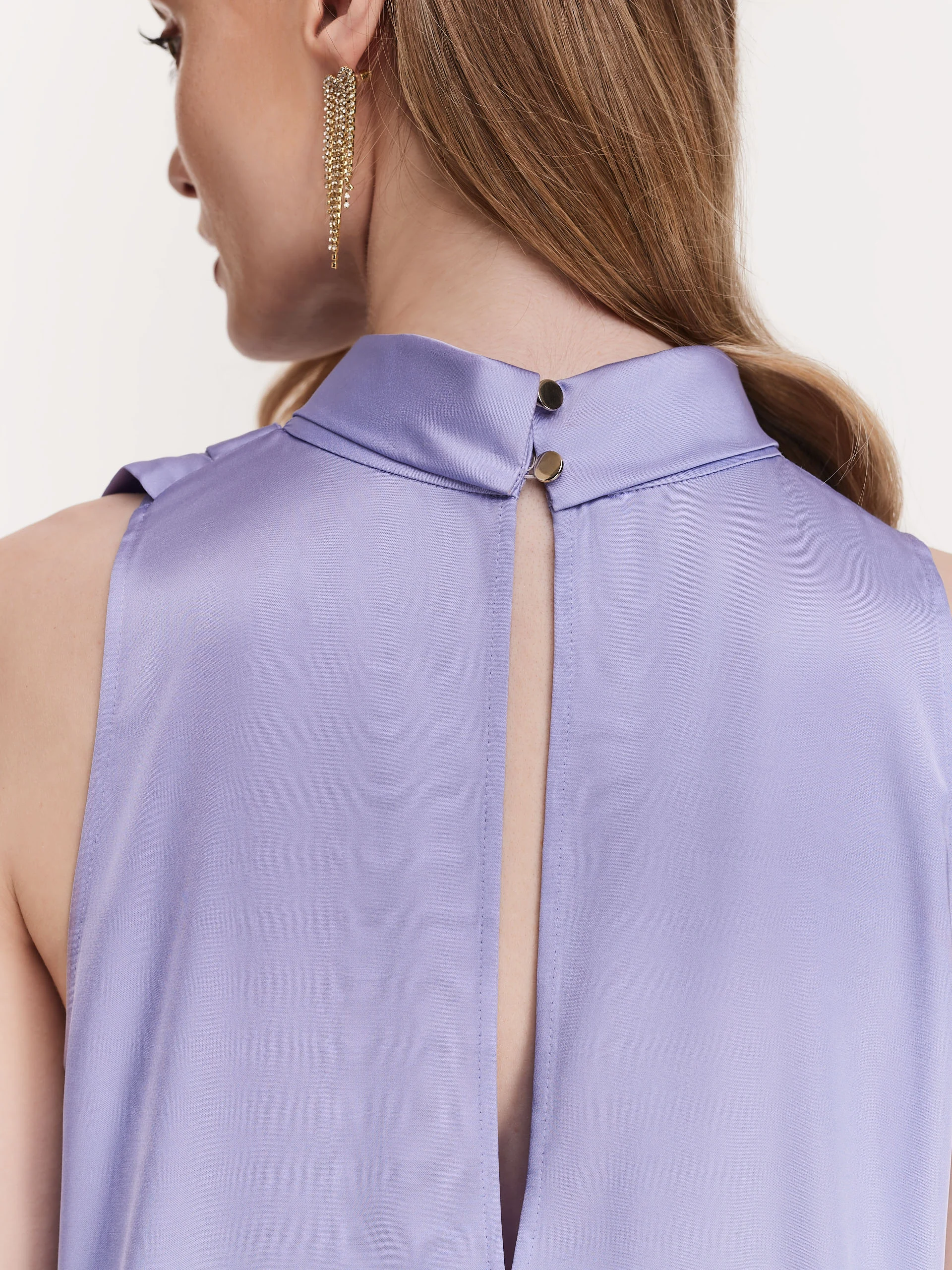 Lavender viscose blouse