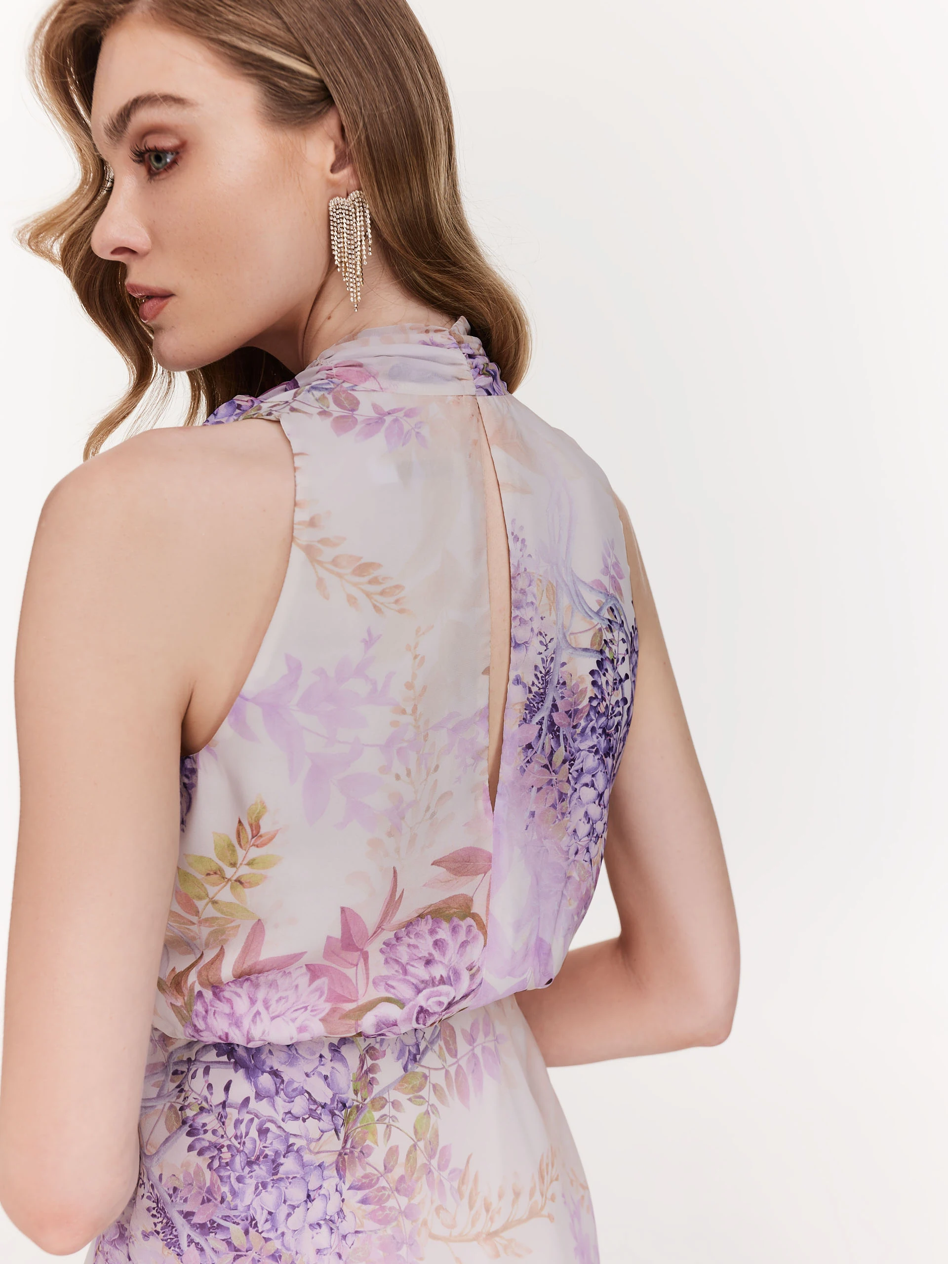 Sukienka maxi w kwiaty