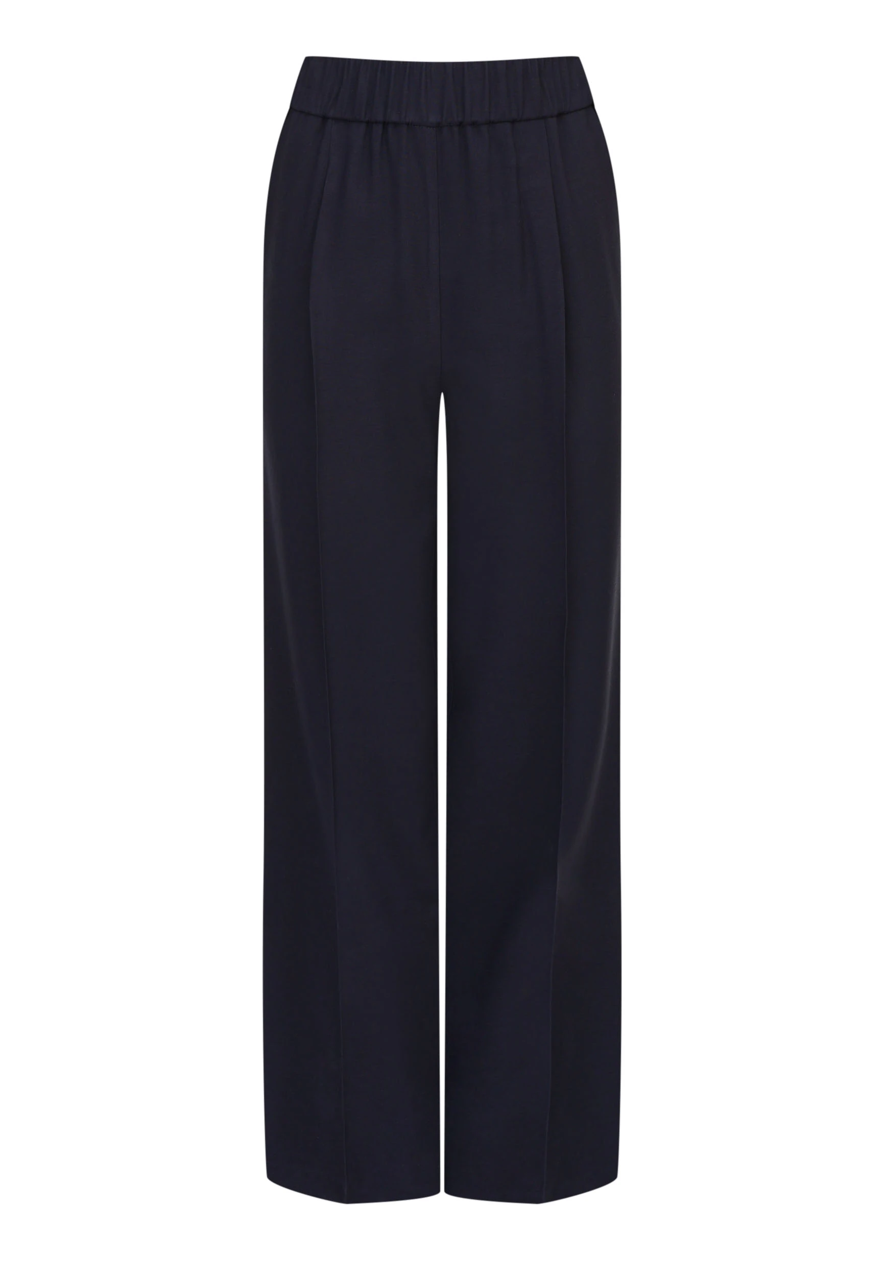 Long black pants with flared legs