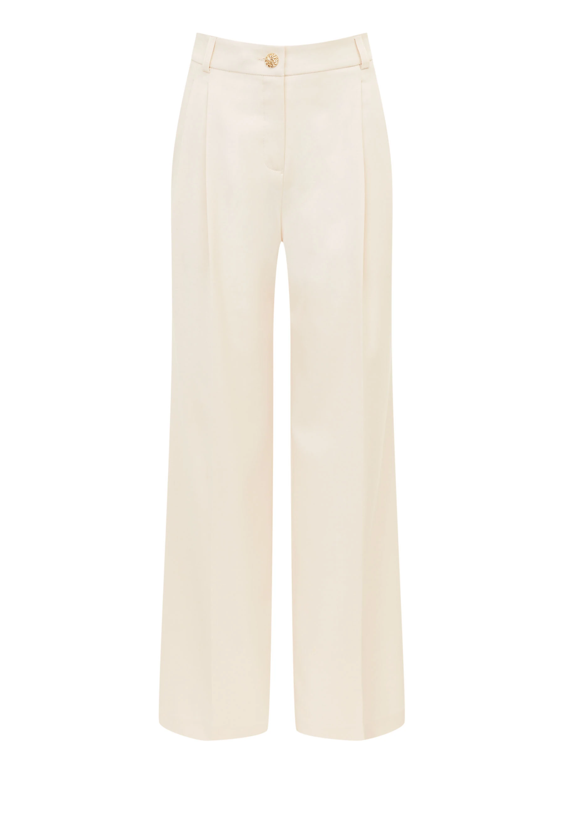 Flared high-waisted suit pants