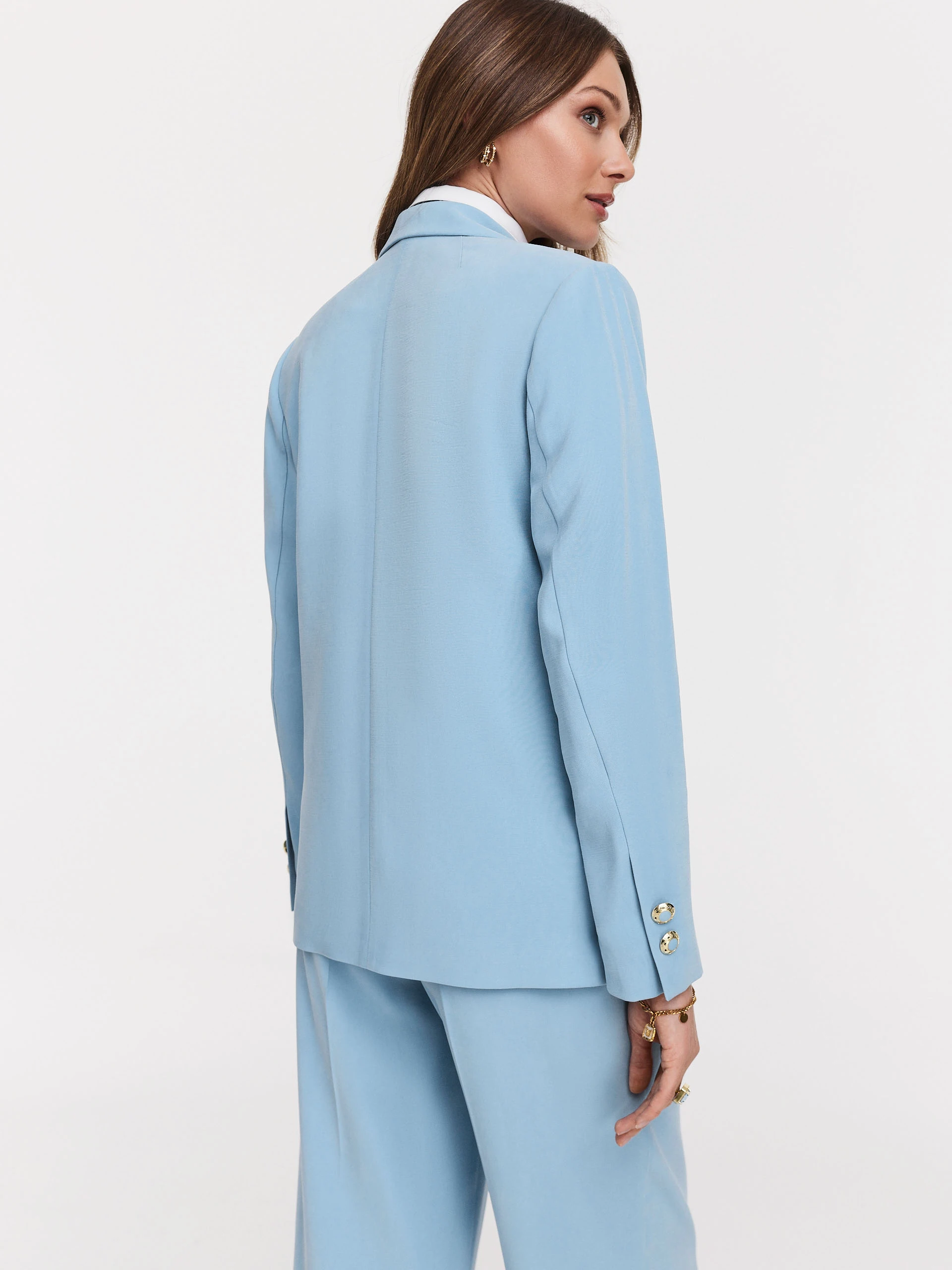 Blue jacket with pockets