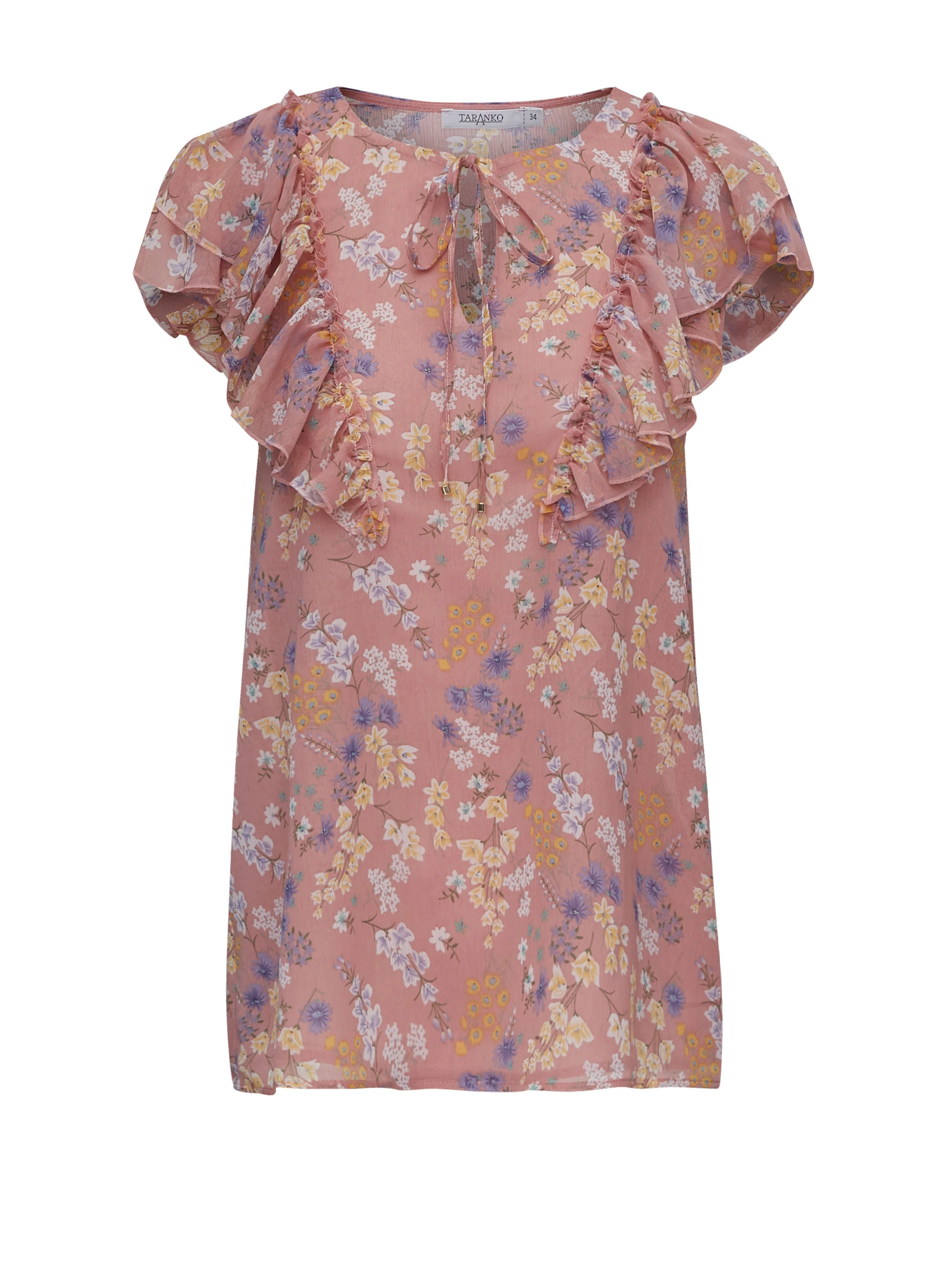 BLOUSE WITH FRILLS