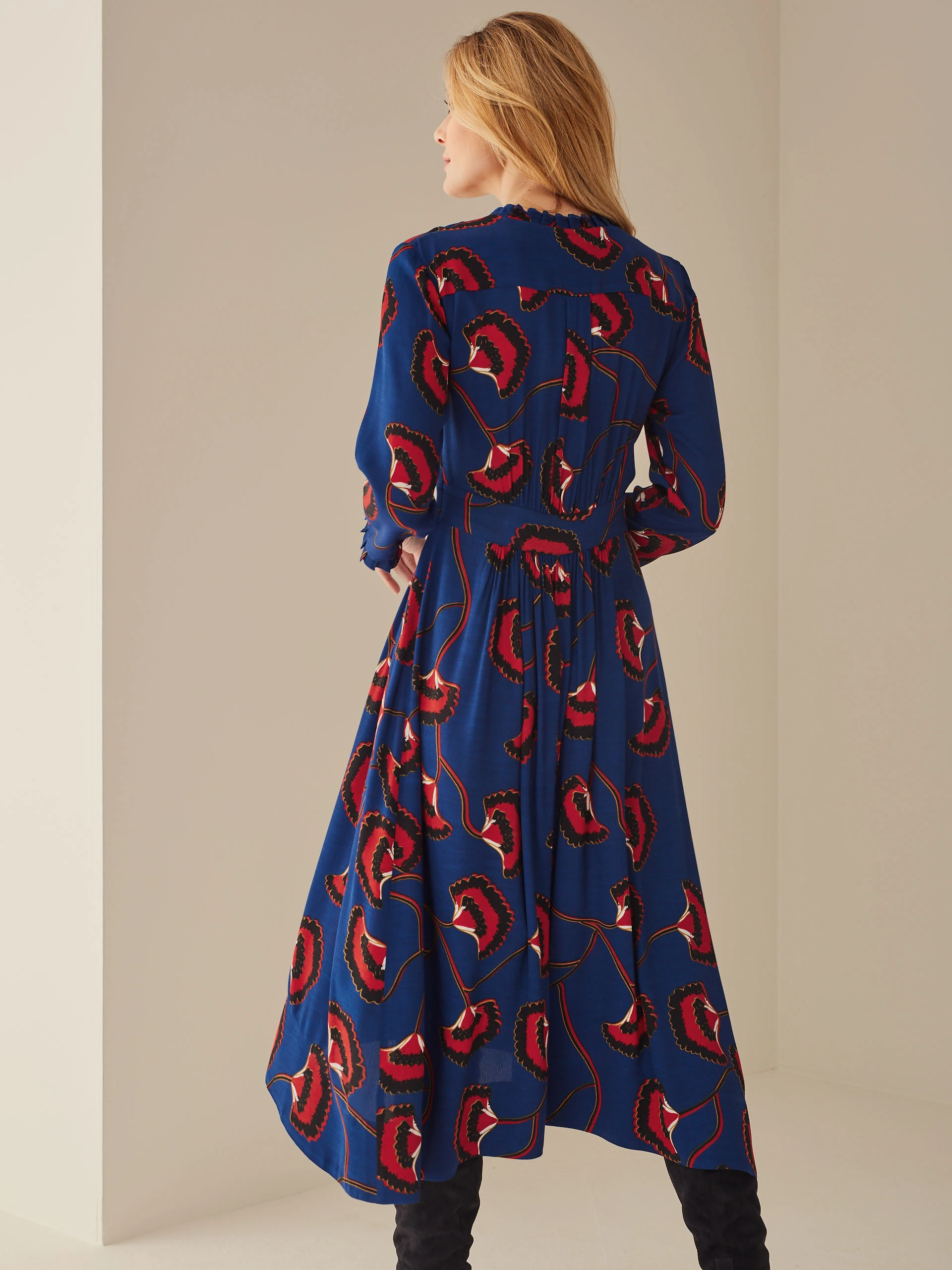 ETHEREAL FLARED DRESS