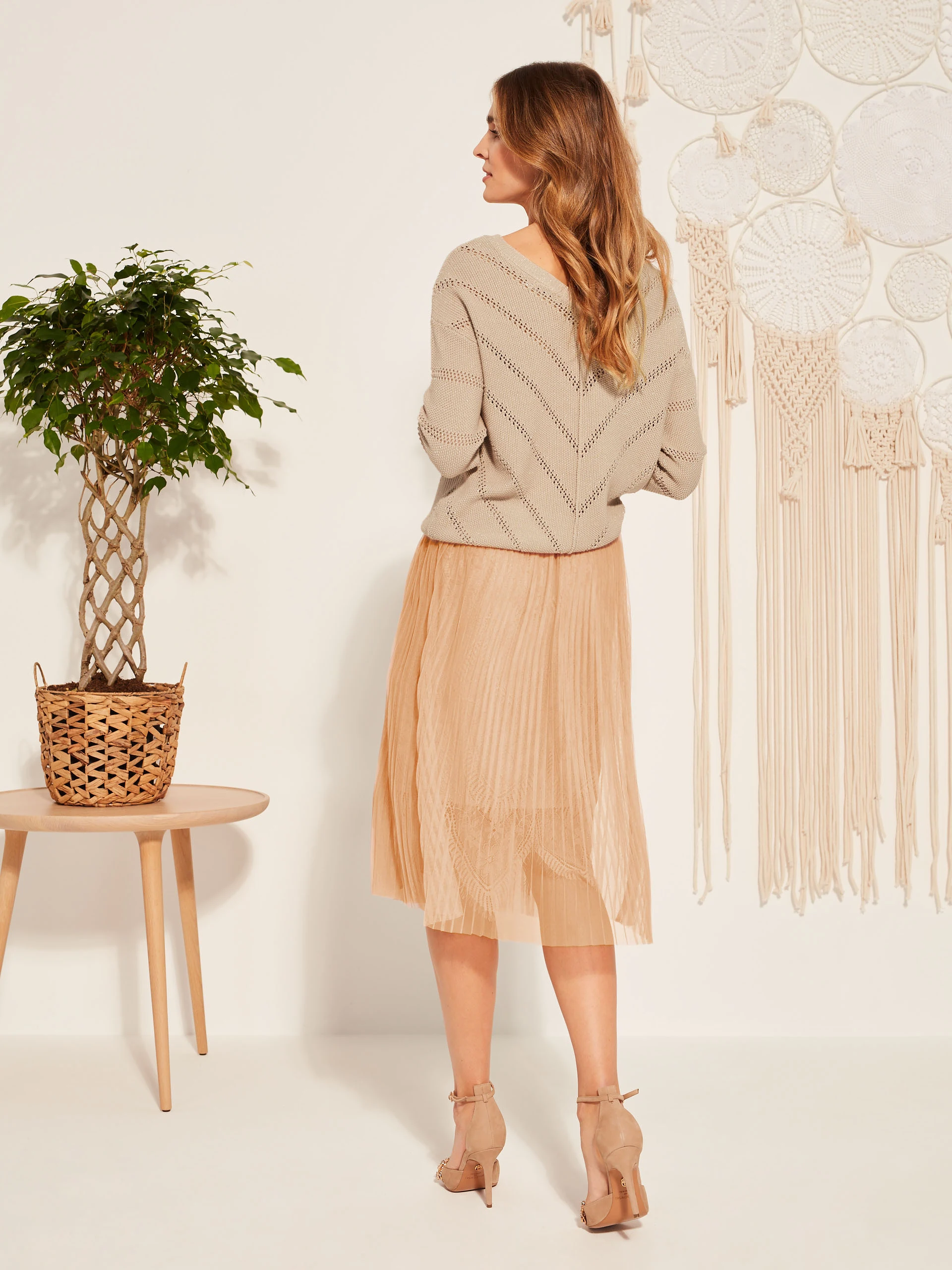PLEATED SKIRT