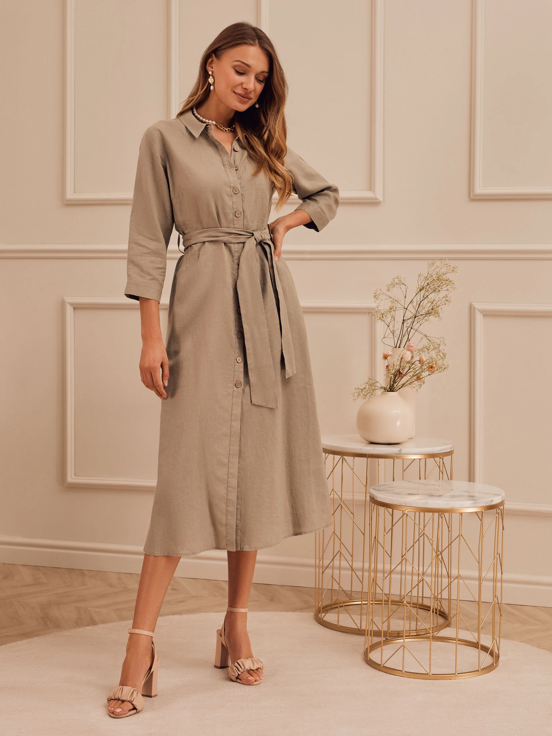 LINEN EMERY DRESS