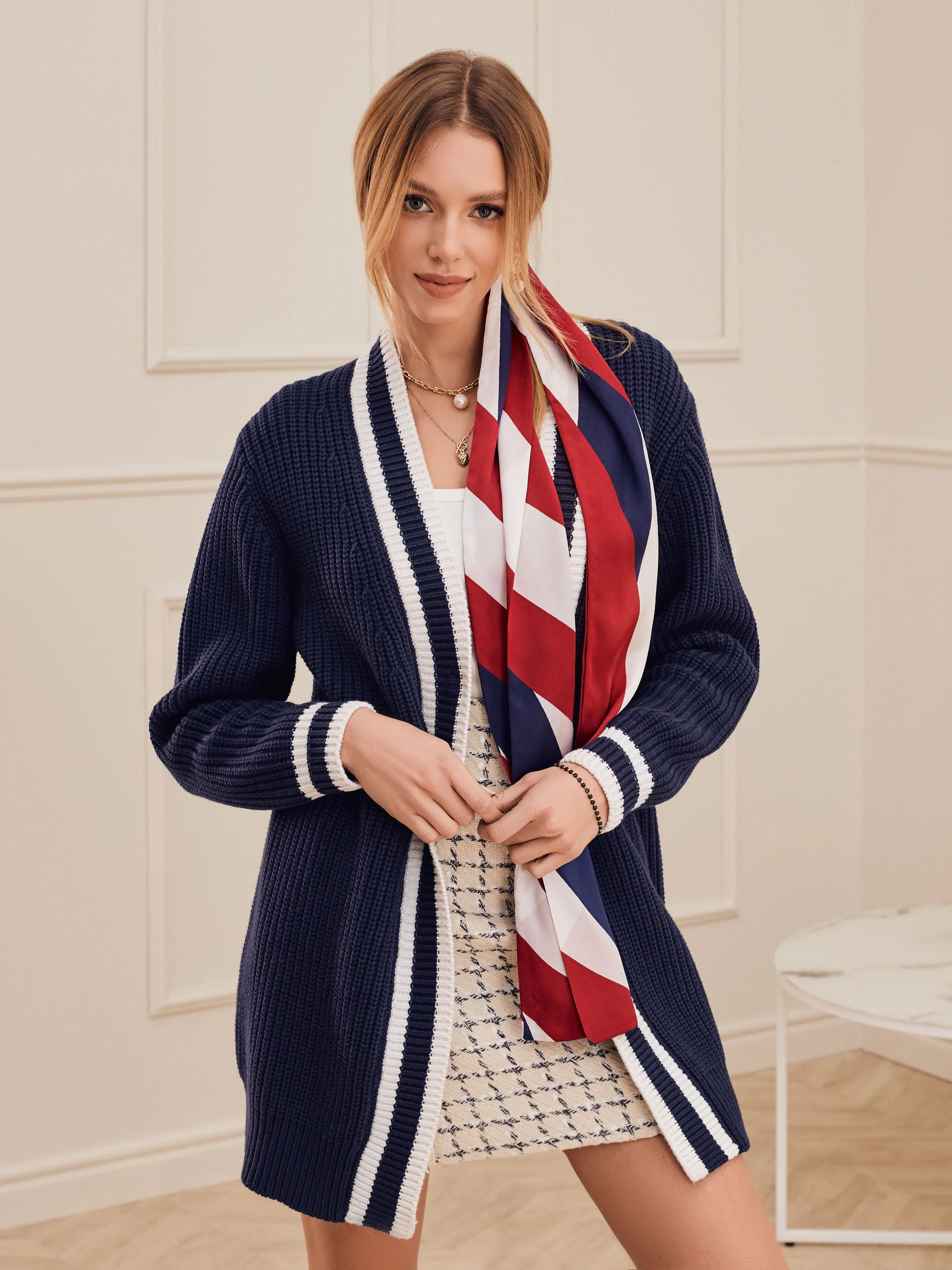 NAVY BLUE CARDIGAN