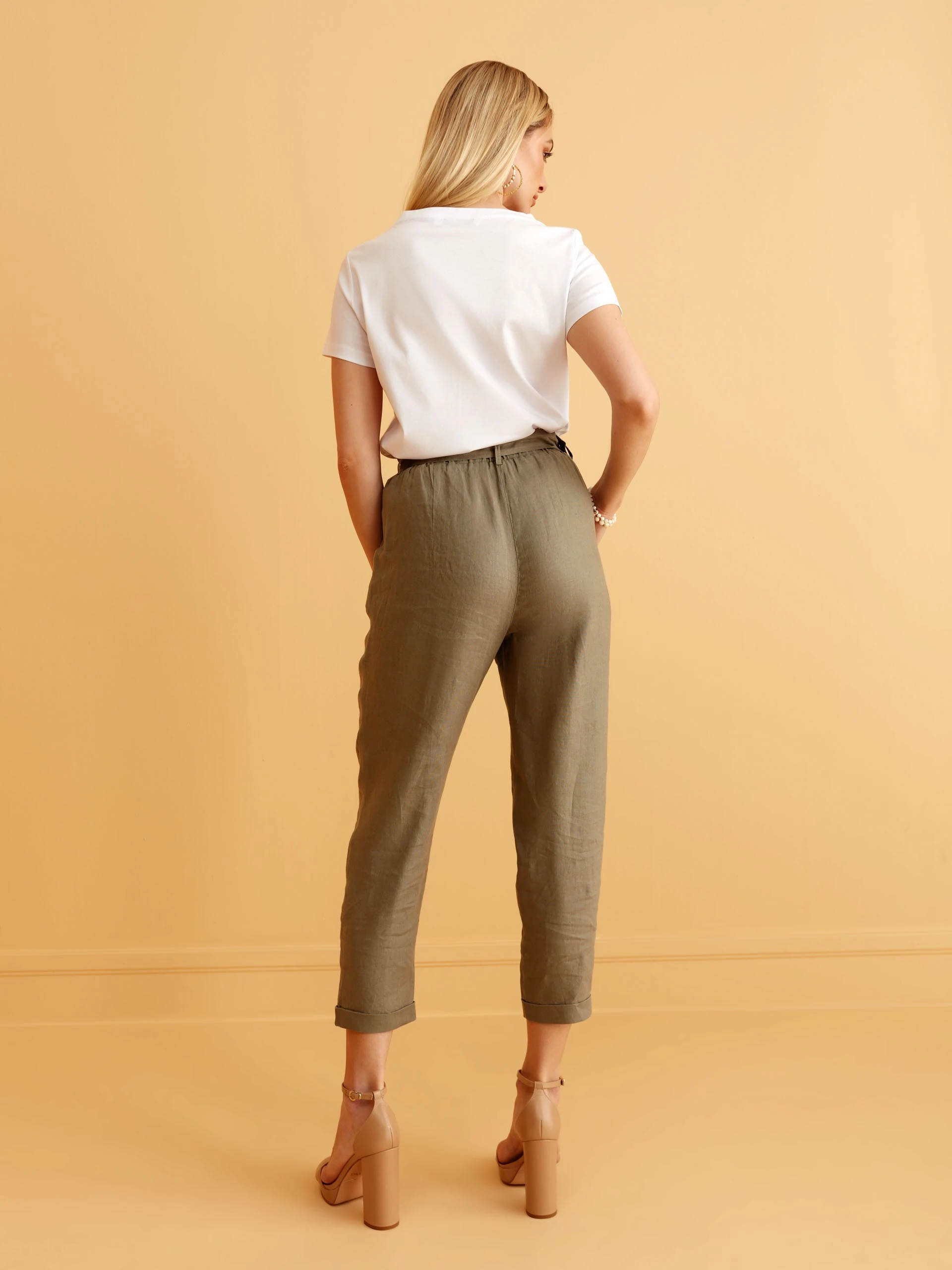COTTON BLOUSE WITH SHORT SLEEVES