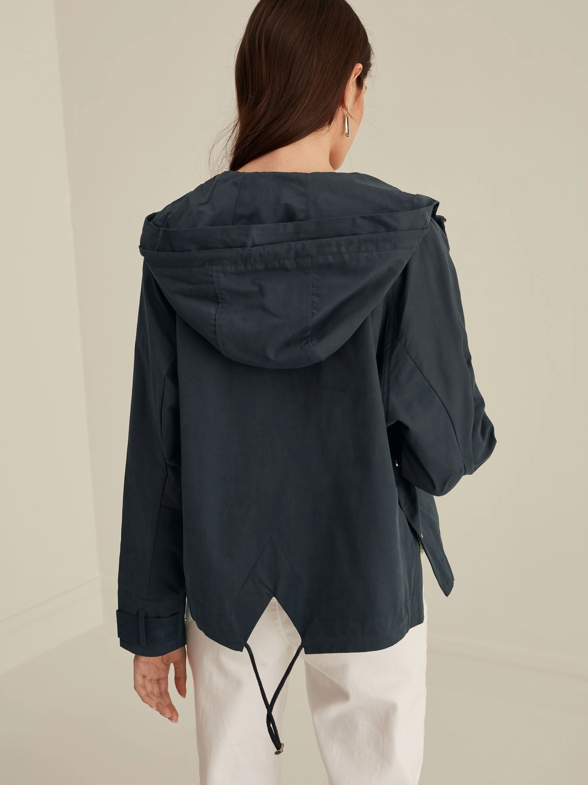 NAVY BLUE PARKA JACKET