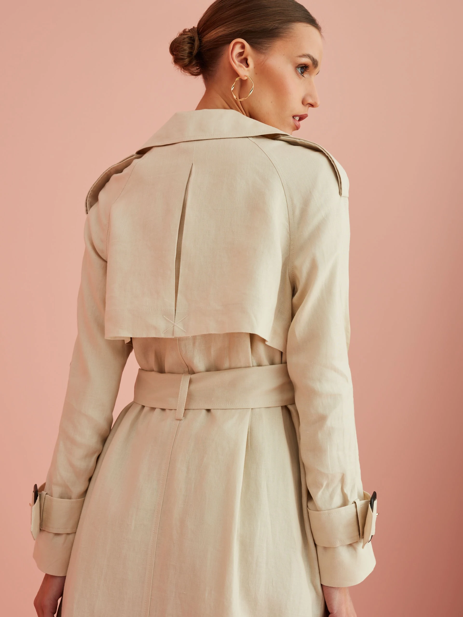 LINEN BEIGE COAT