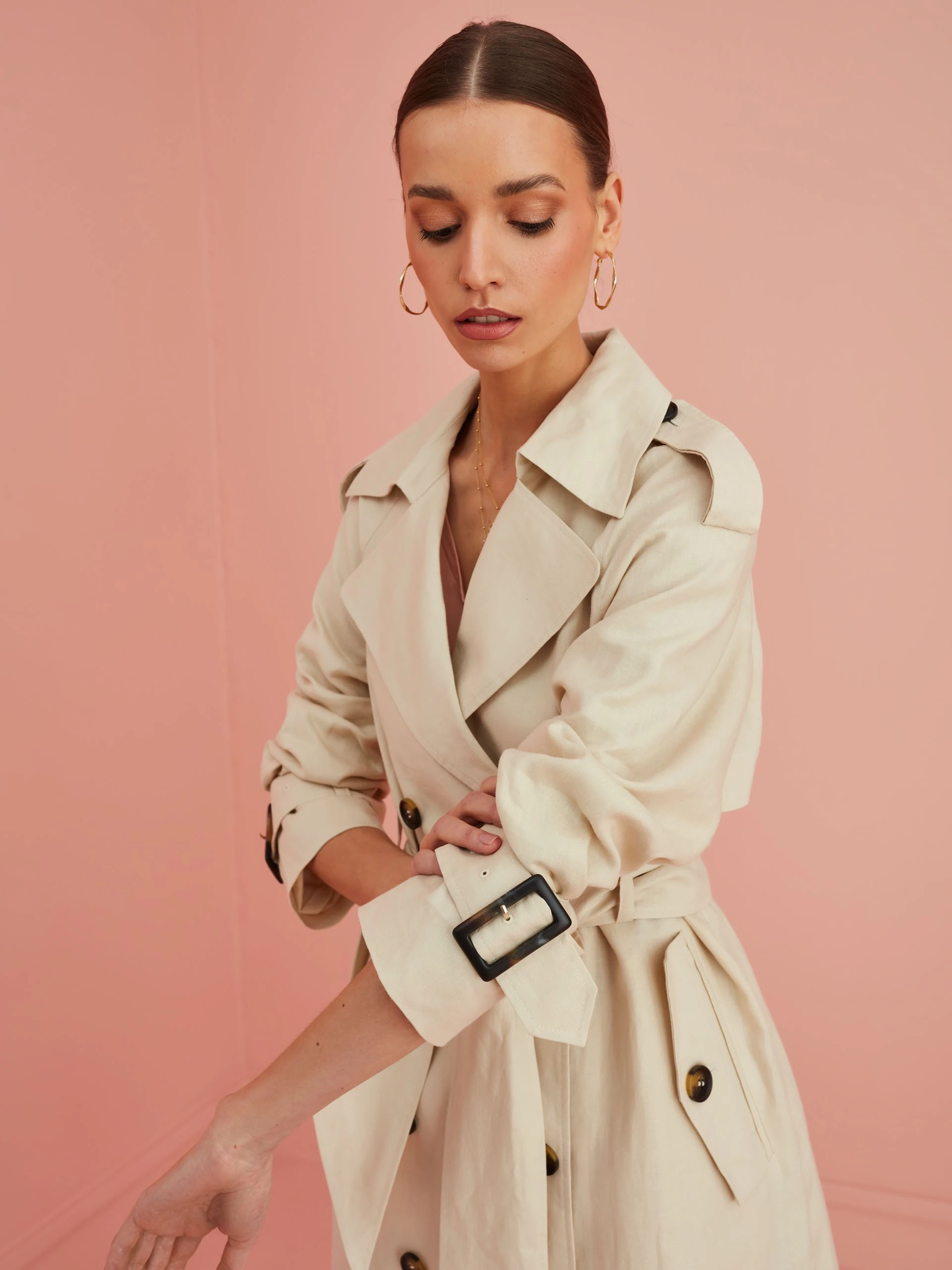 LINEN BEIGE COAT