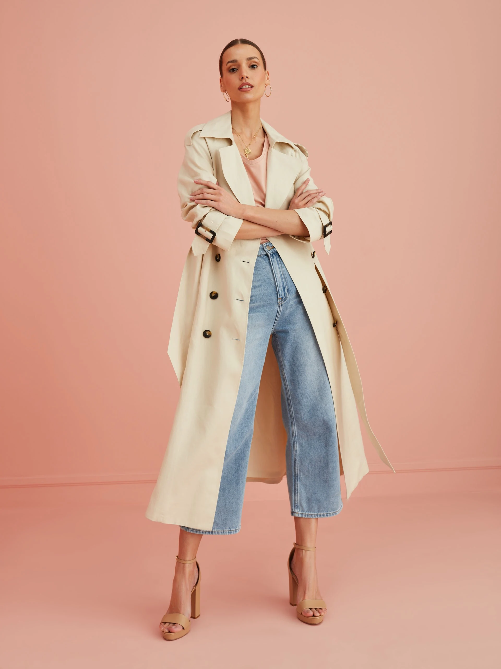 LINEN BEIGE COAT