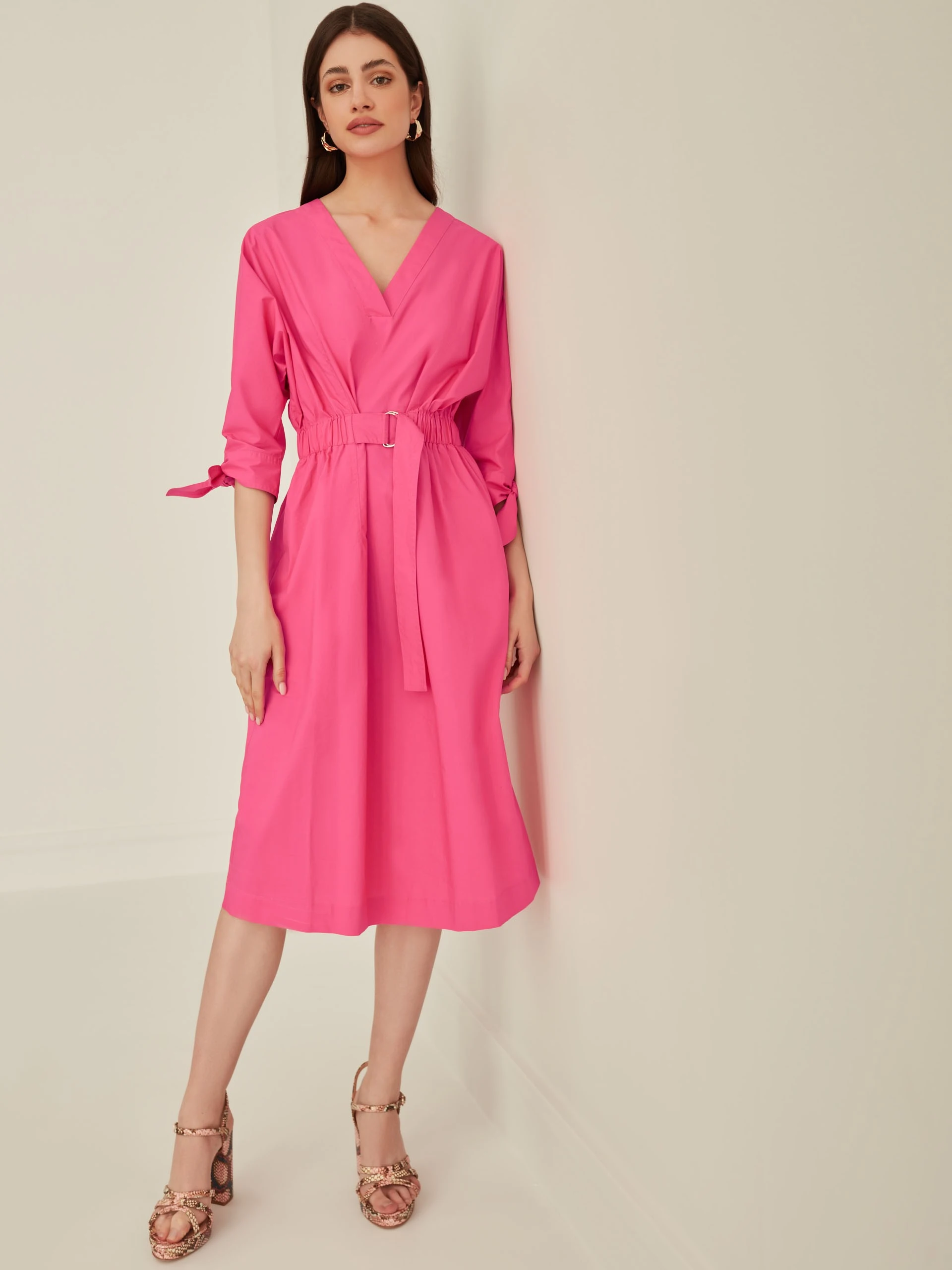PINK COTTON DRESS