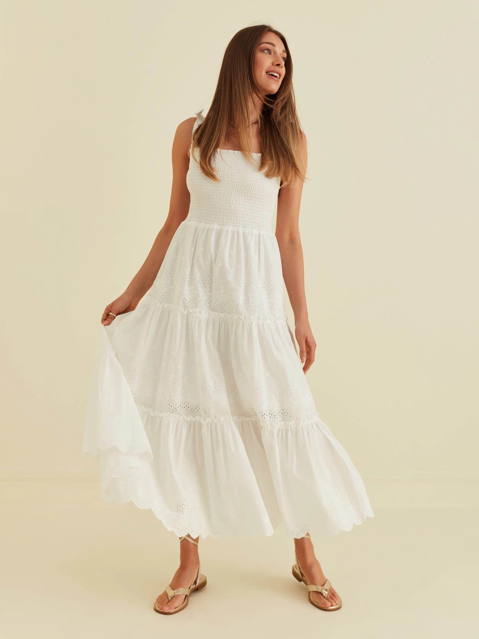 COTTON MAXI DRESS