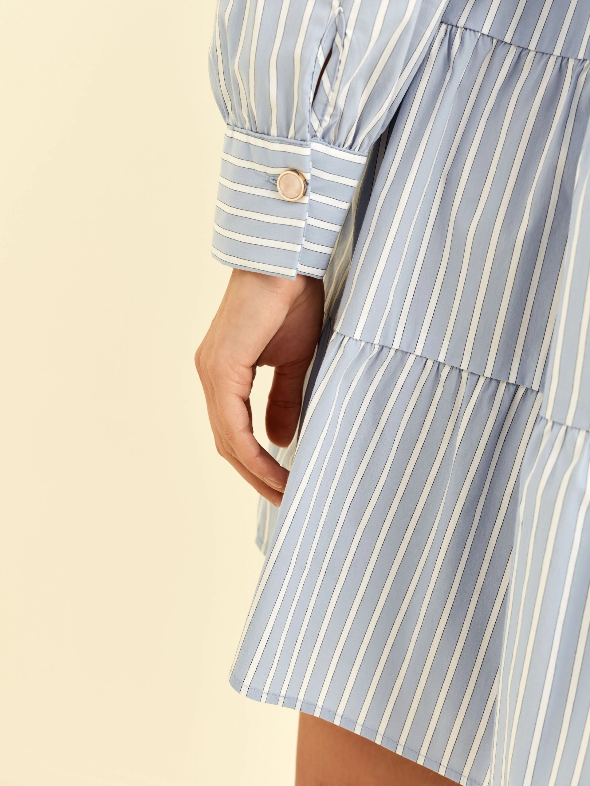 BLUE SHIRT DRESS