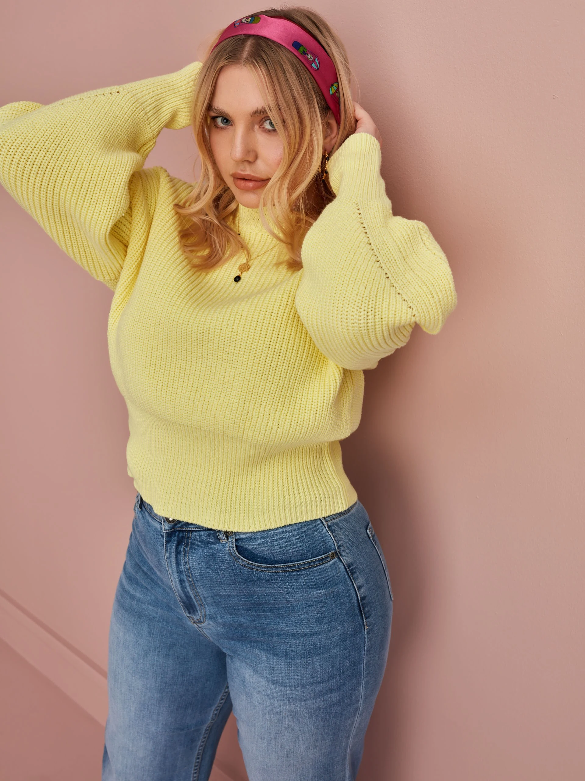 JEANSOWE SPODNIE CULOTTE