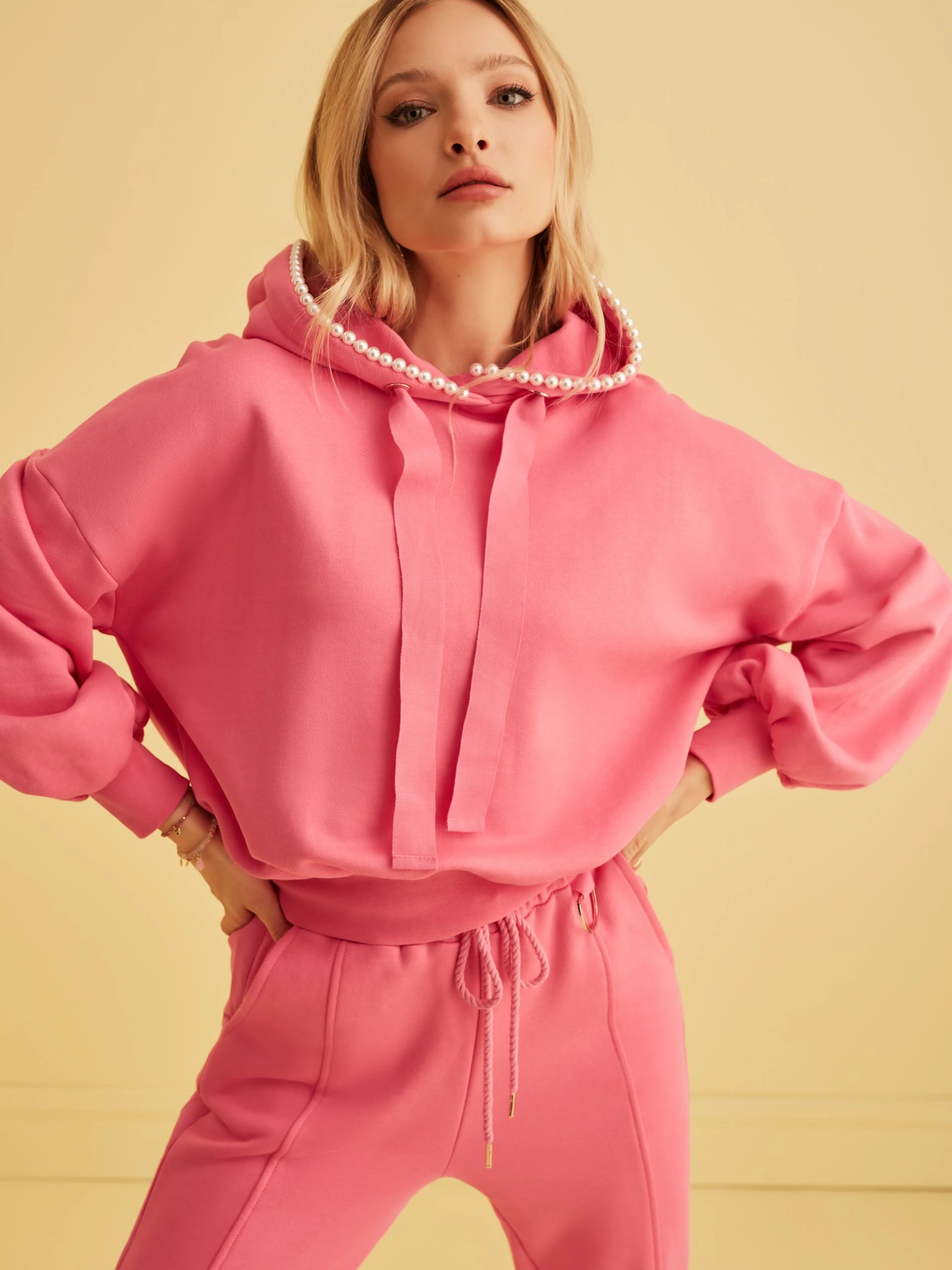 PINK TRACKSUIT PANTS