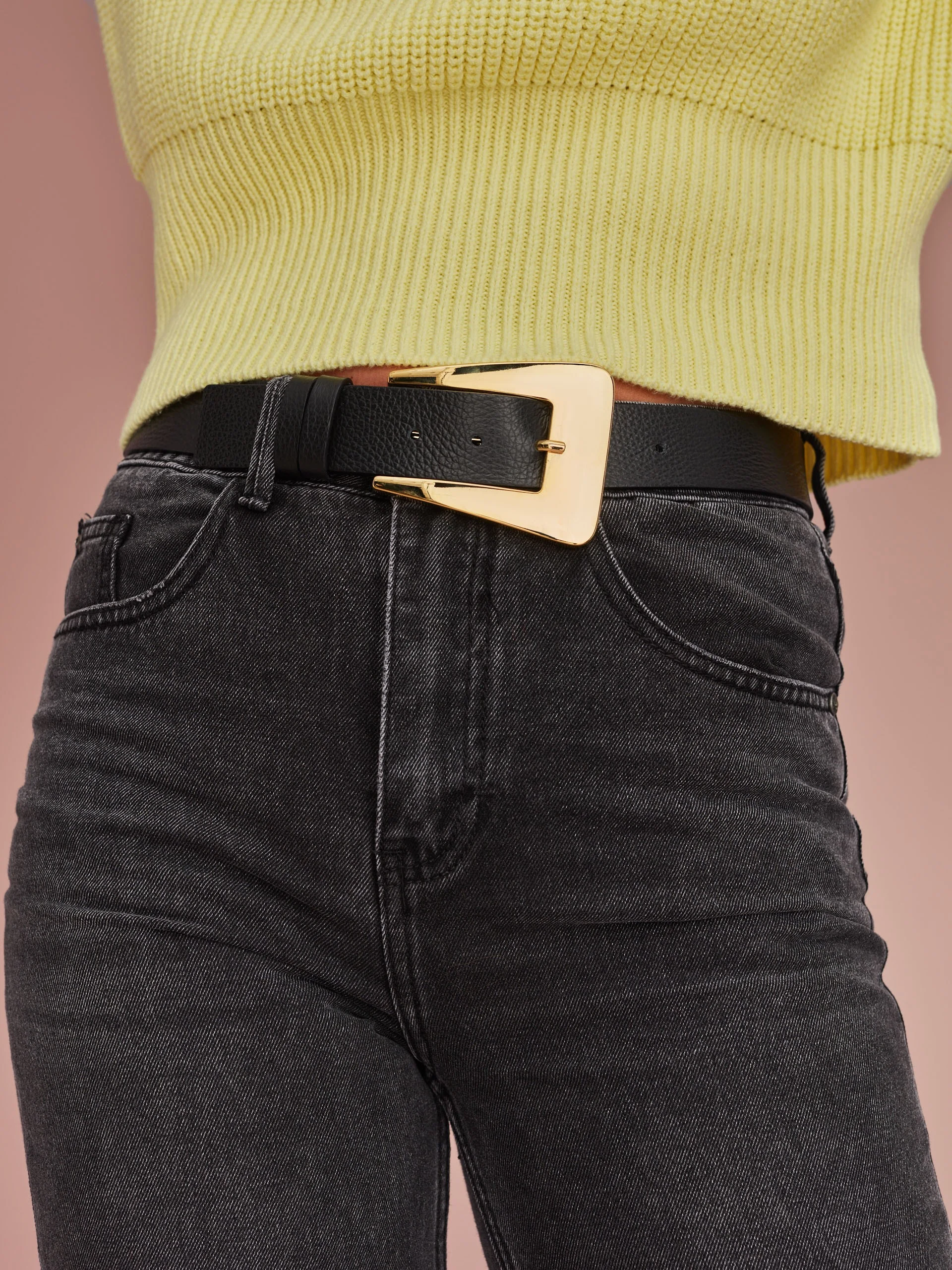 YELLOW SWEATER WITH PUFF SLEEVES