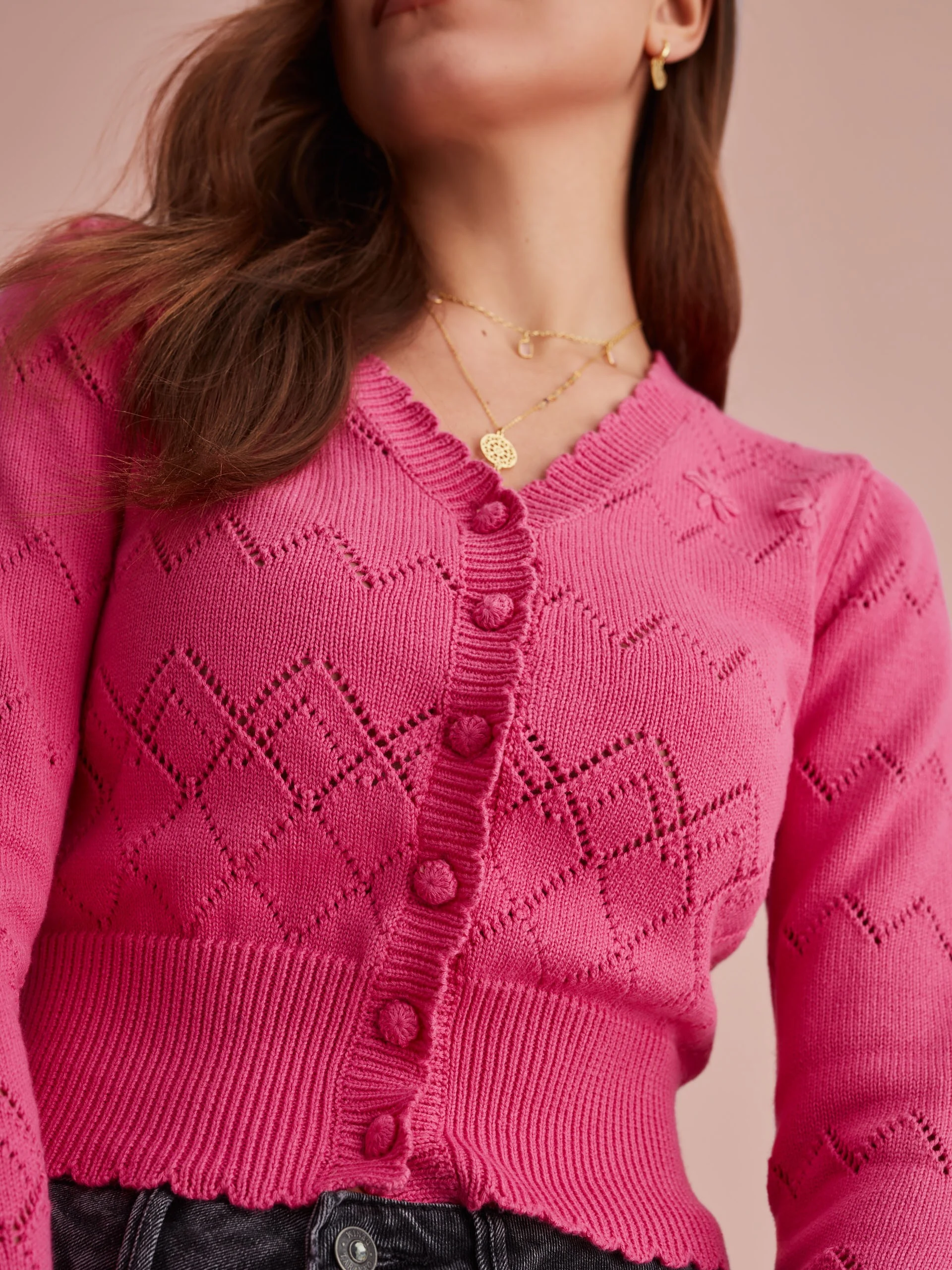 PINK CARDIGAN