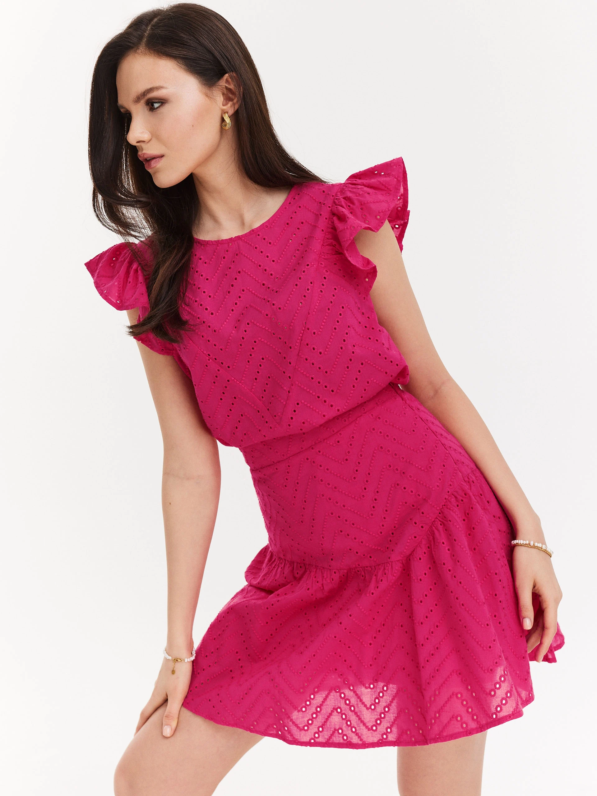 Pink cotton skirt