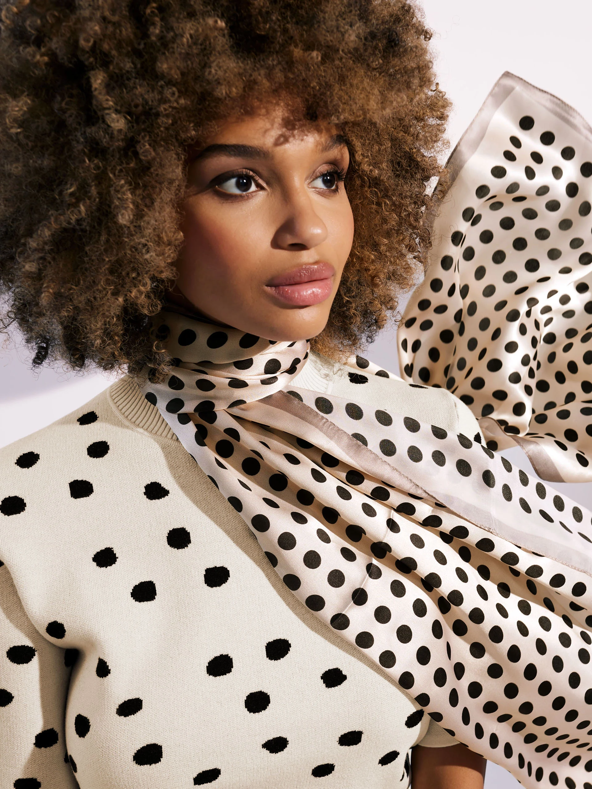 Cream pea sweater
