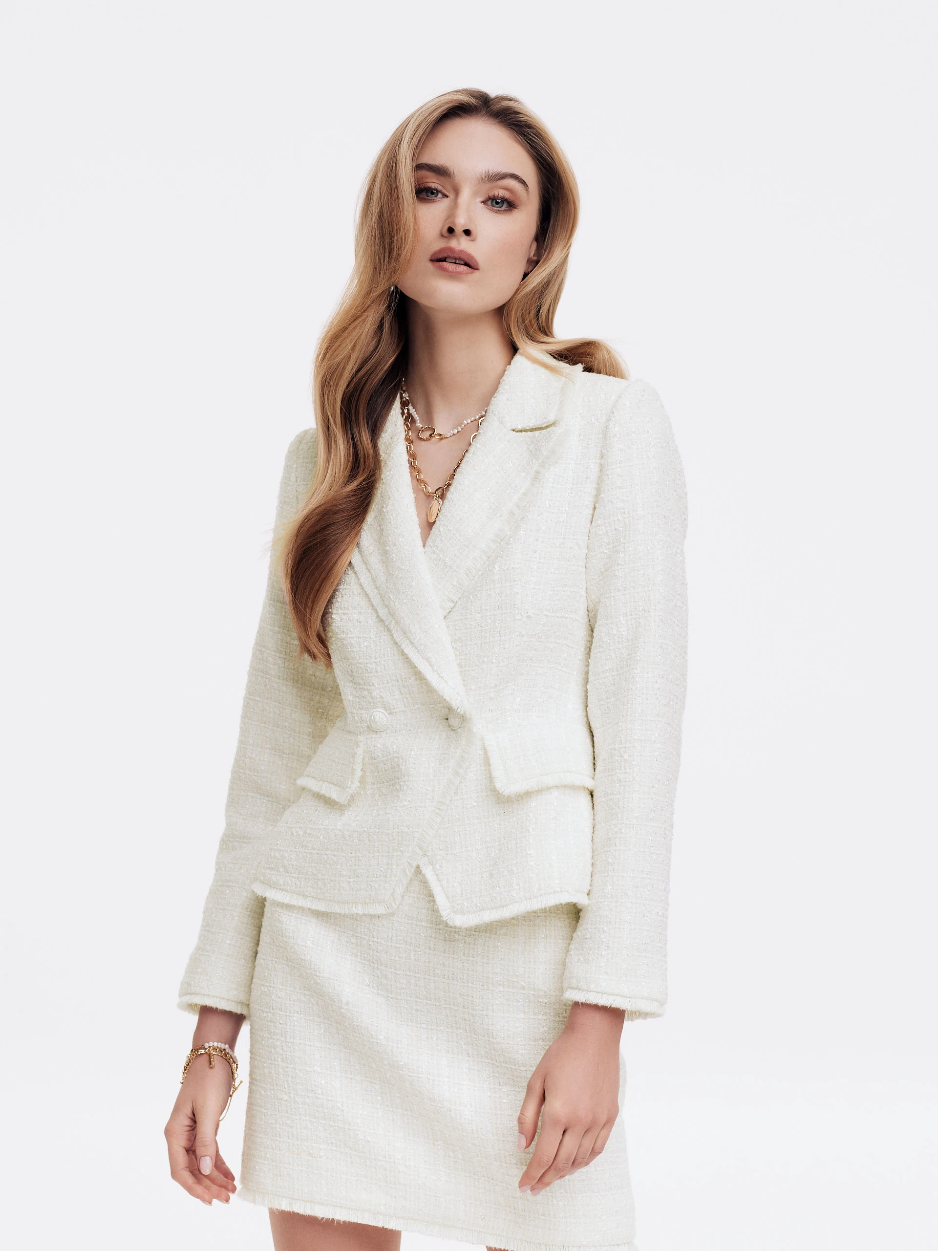 Short tweed jacket
