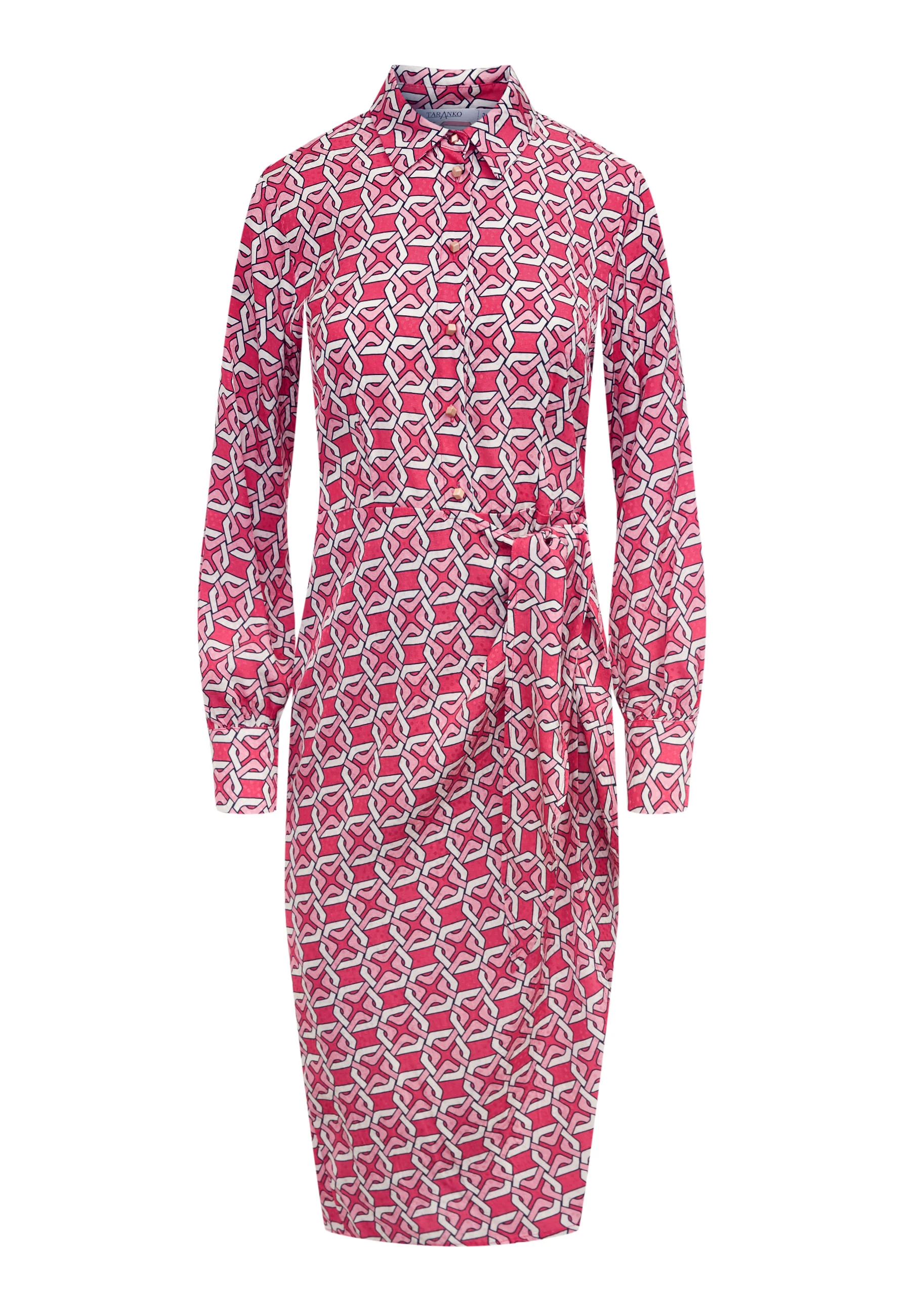 Emery dress with geometric pattern