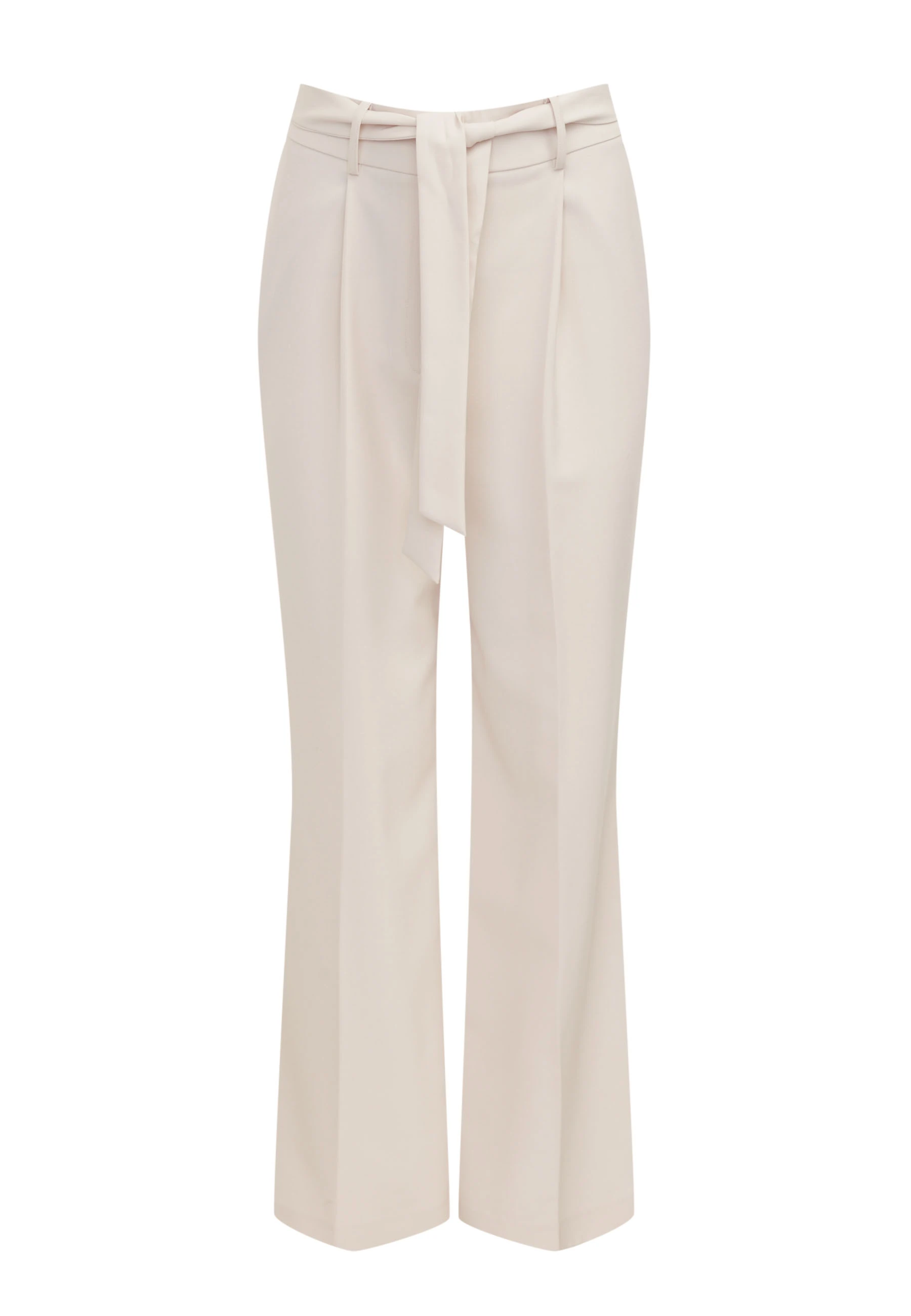 Loose beige viscose pants