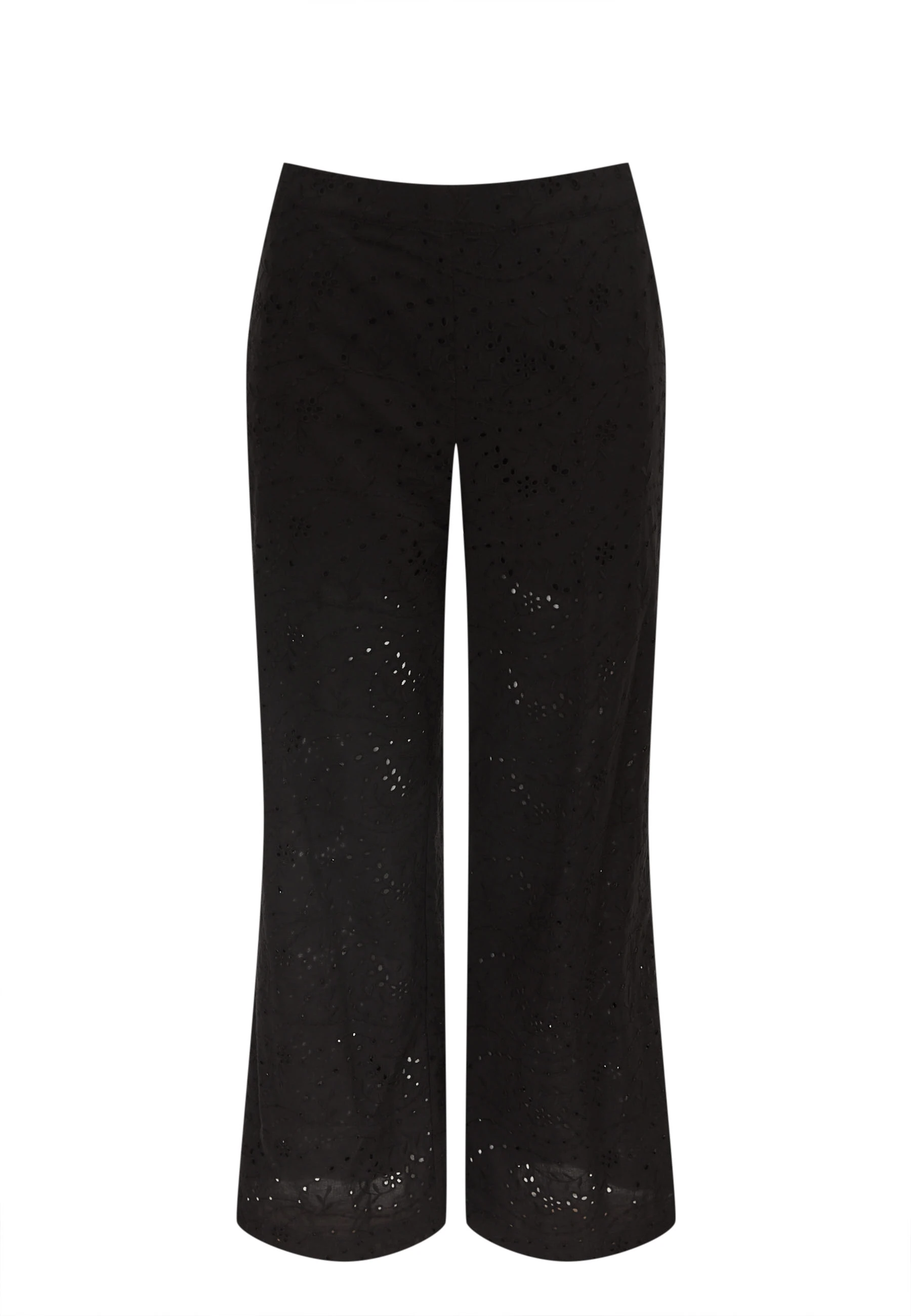 Black pants with loose legs