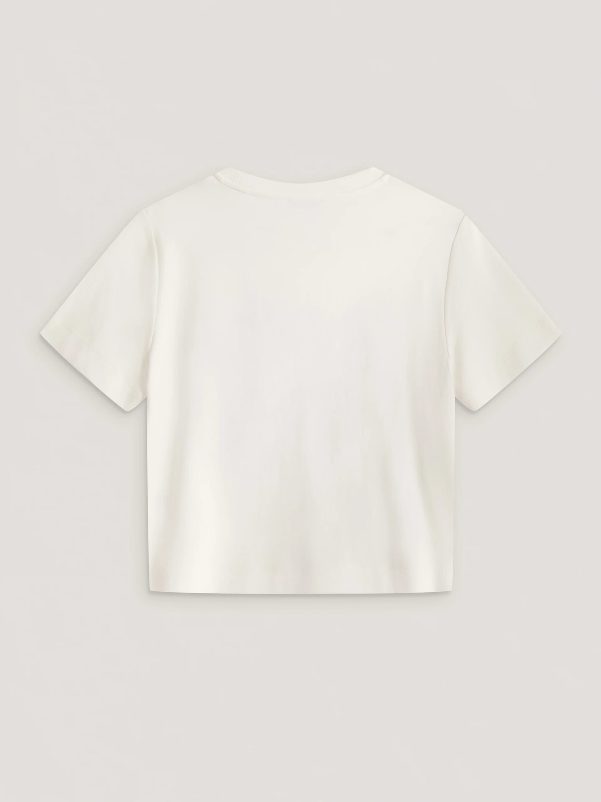 Biały T-shirt z kwiatowym nadrukiem