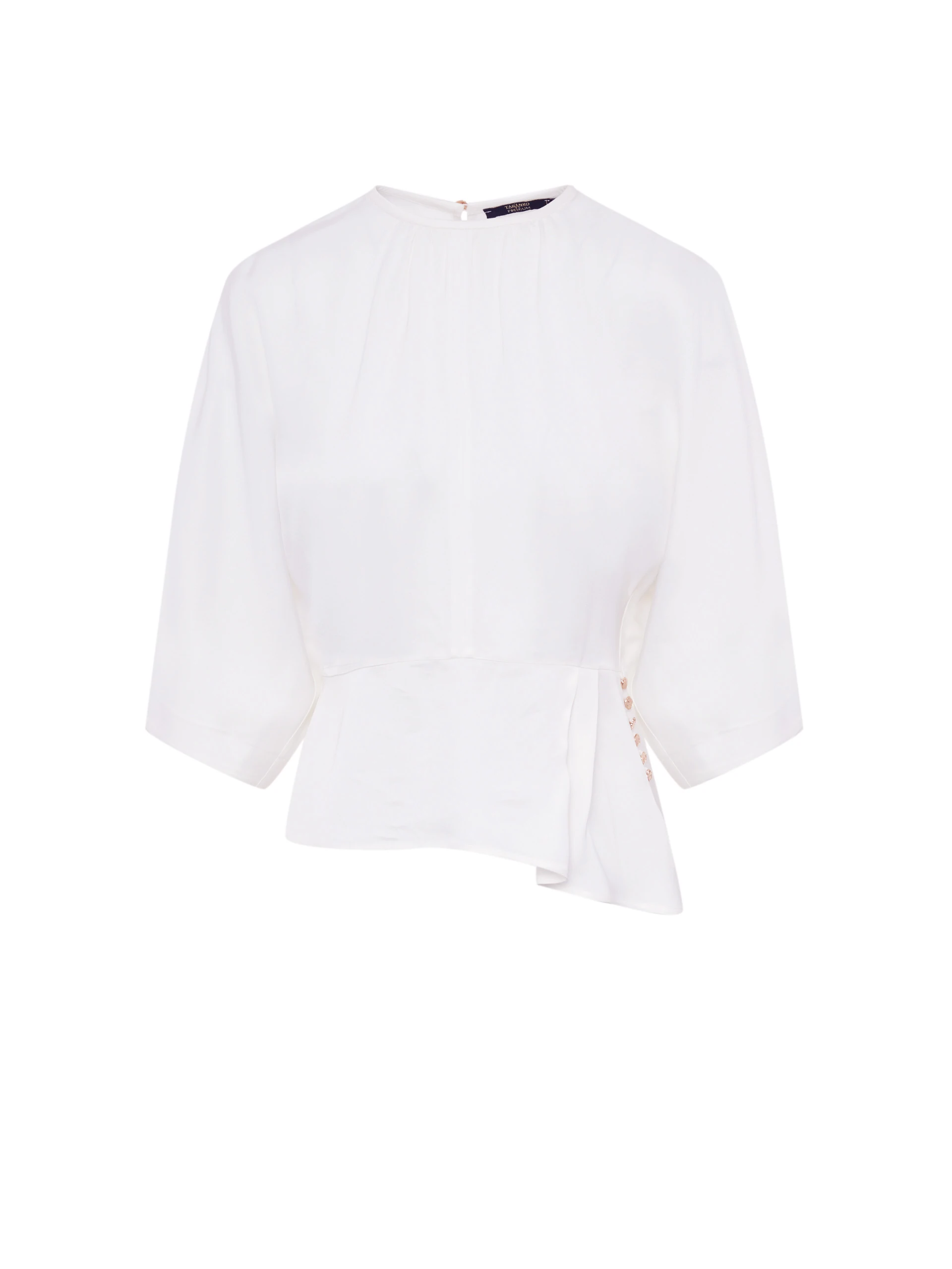 Light cream satin blouse