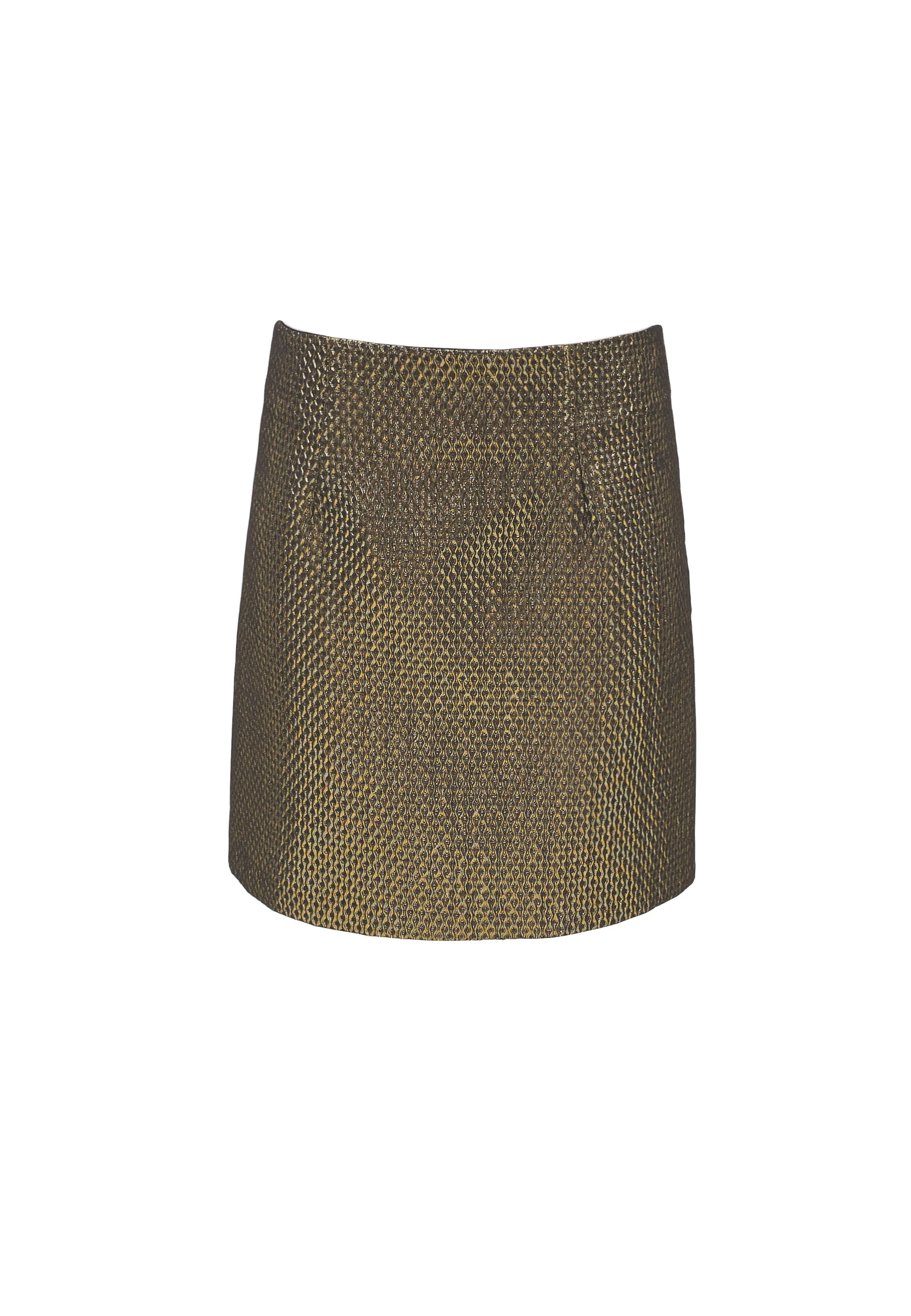 GOLD SHORT SKIRT