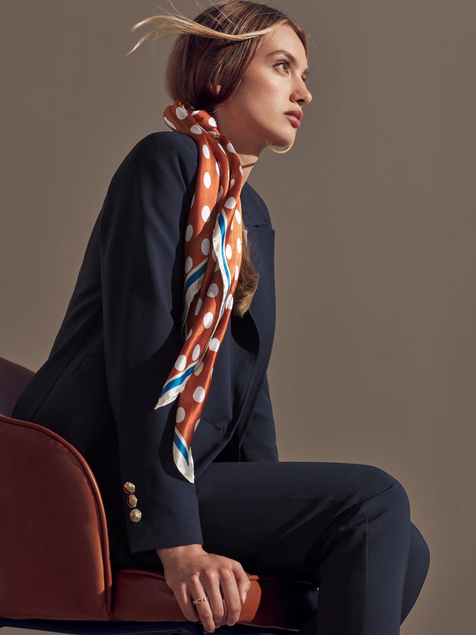 Women’s navy-blue blazer