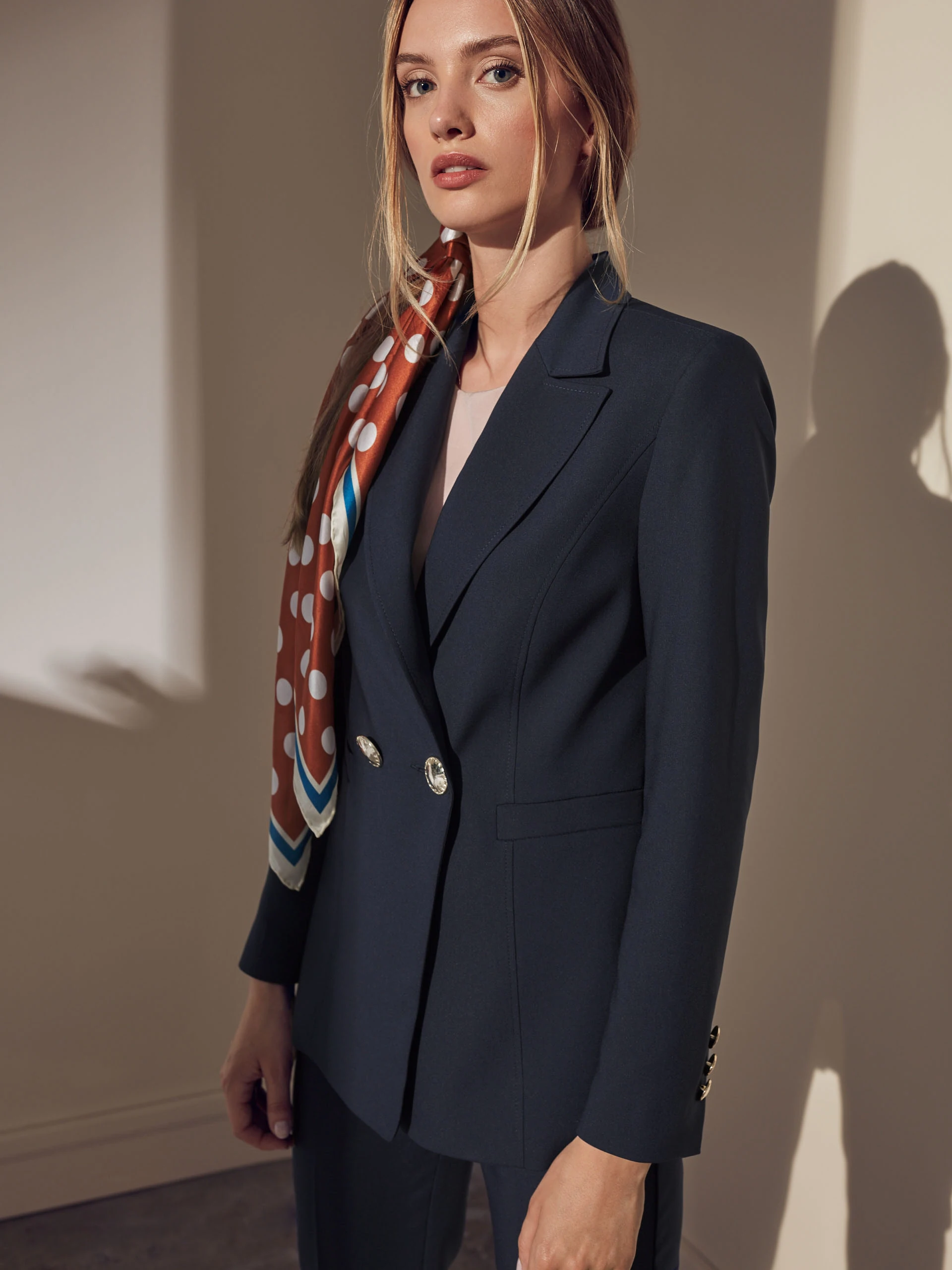 Women’s navy-blue blazer
