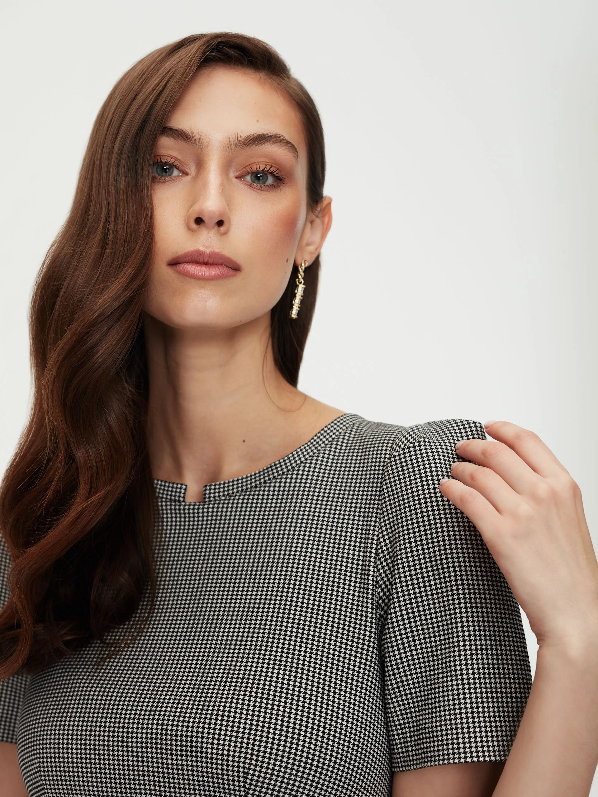 Houndstooth dress